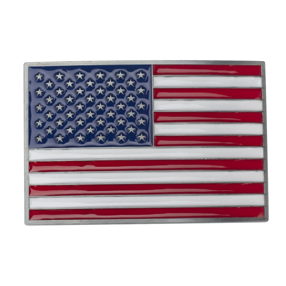 Patriotic USA Flag Belt Buckle - American Pride Accessory for Men & Women | Perfect for 4th of July, Veterans Day & Outdoor Events