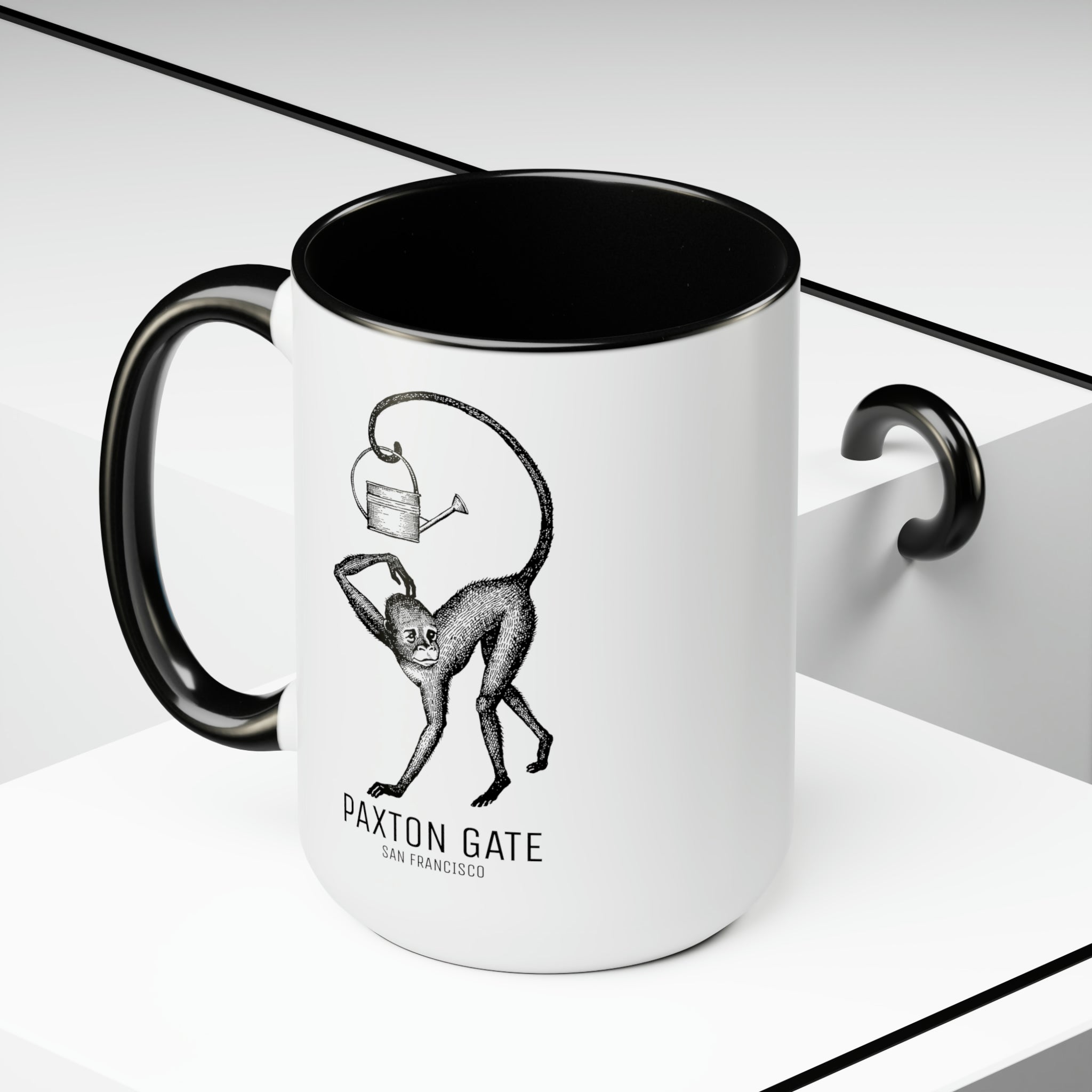 Two Tone Paxton Gate Coffee Mug - Elegant Ceramic Cup for Hot & Cold Drinks - Perfect for Home, Office, and Gifts