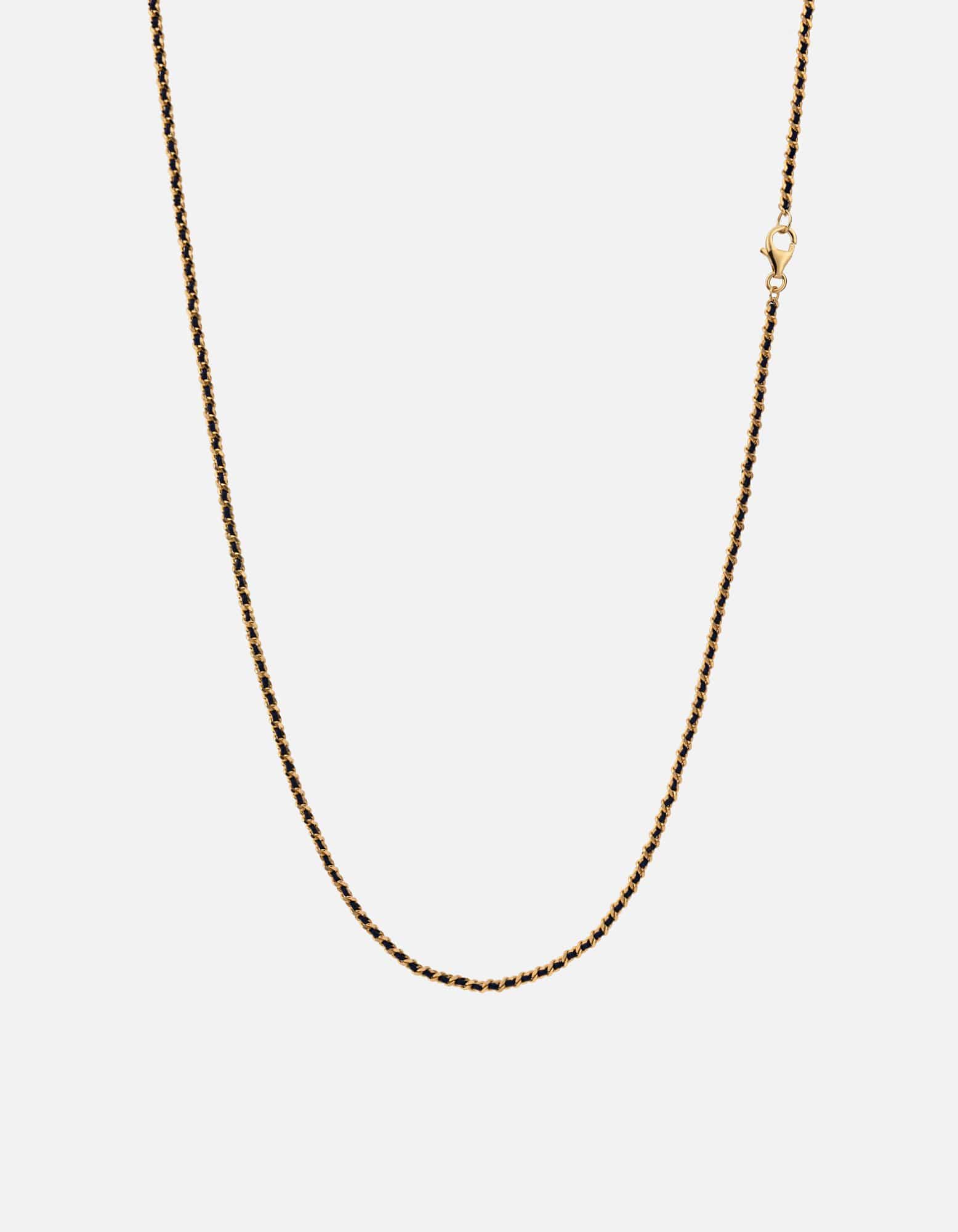 2mm Woven Chain Necklace - 14K Gold Vermeil Plated Dainty Layering Necklace for Women, Perfect for Everyday Wear, Date Night & Special Occasions