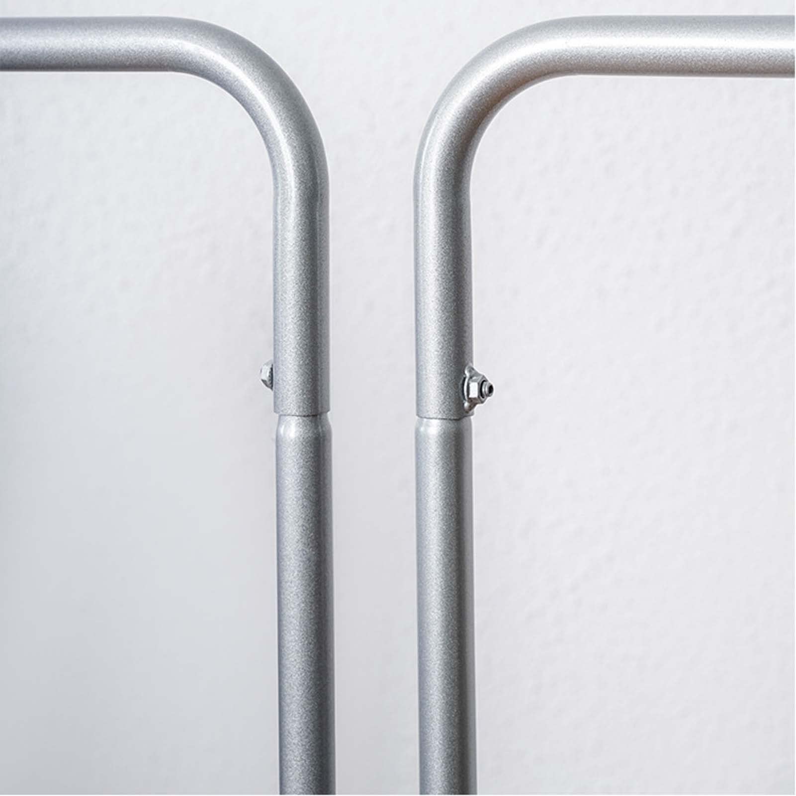 Foldable Stainless Steel Garment Rack - Space Saving Clothes Drying Rack for Small Spaces (150x40x160cm) - Indoor Outdoor Use for Laundry Room, Bedroom, Balcony & Patio