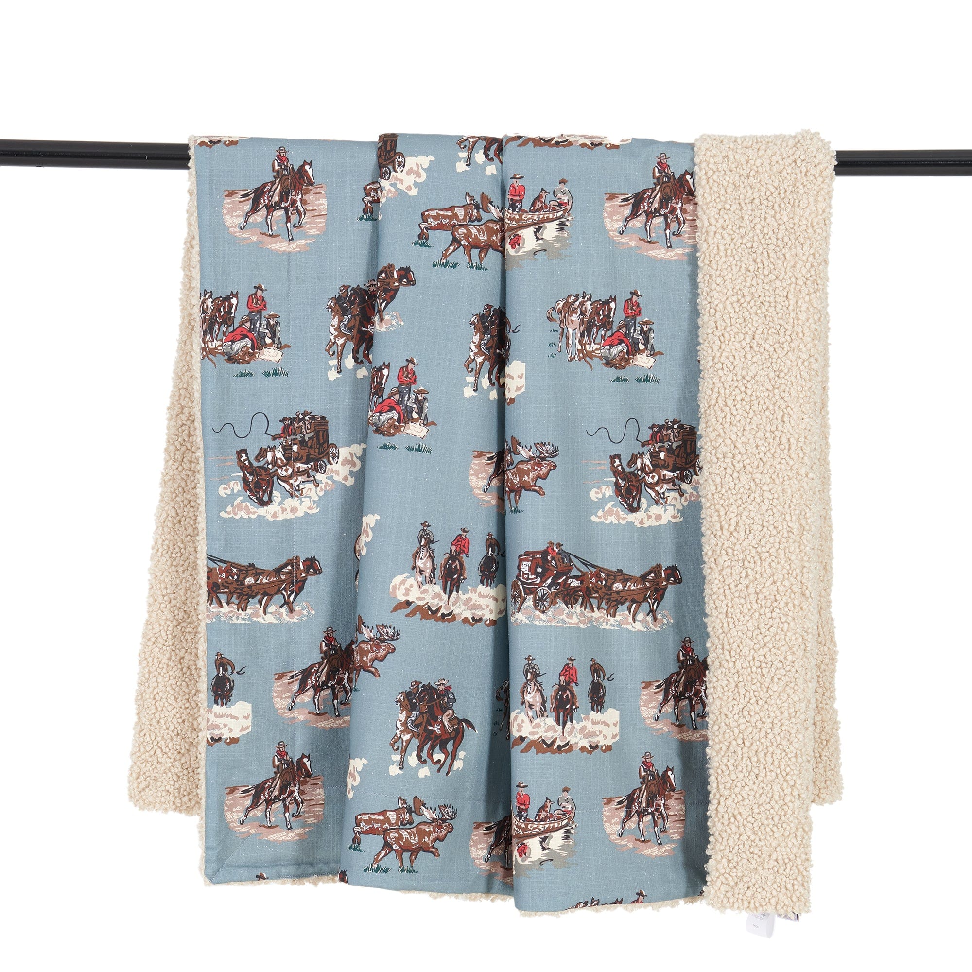 Cozy Teddy Fleece Throw Blanket - Soft Plush Reversible Sherpa Blanket for Couch, Bed & Travel - Warm & Luxurious Winter Blanket for Home, Office & Gifts