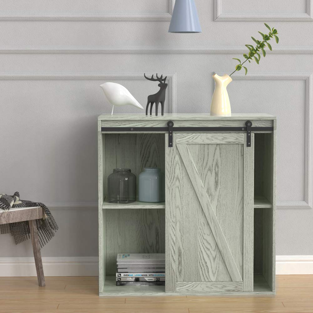 Wooden Kitchen Storage Cabinet with Doors & Shelves - Buffet Table, Wine Cupboard, Living Room Sideboard & Entryway Organizer for Home Decor & Dining Room Storage
