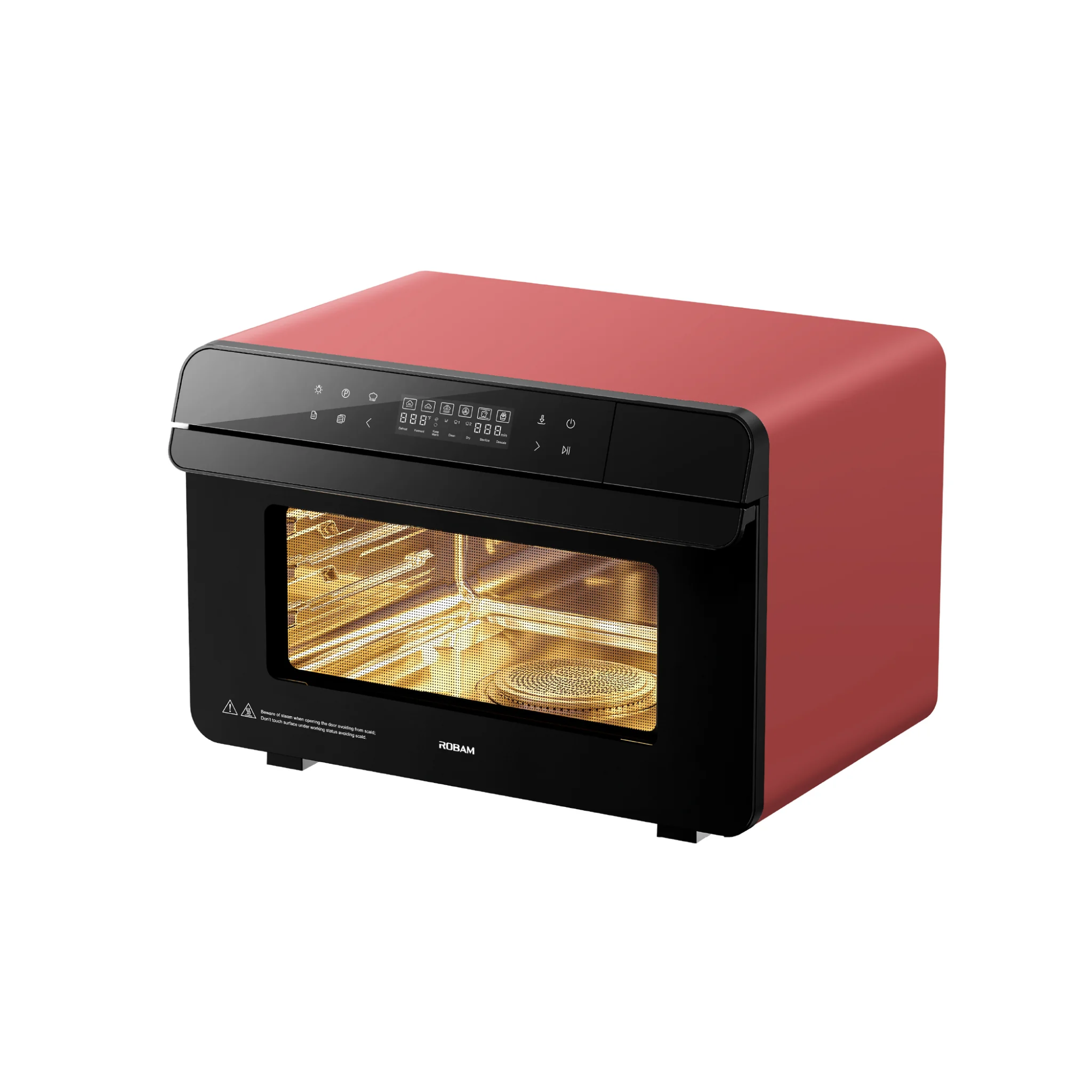 ROBAM R BOX CT763 Countertop Oven - 12-in-1 Convection Toaster Oven with Air Fryer, Dehydrator & Rotisserie | Perfect for Baking, Roasting & Meal Prep in Small Kitchens