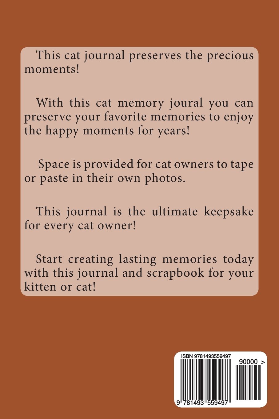 My Cat Journal: Record Your Cat's Daily Life, Memories & Adventures - Perfect for Pet Lovers & Cat Owners at Home