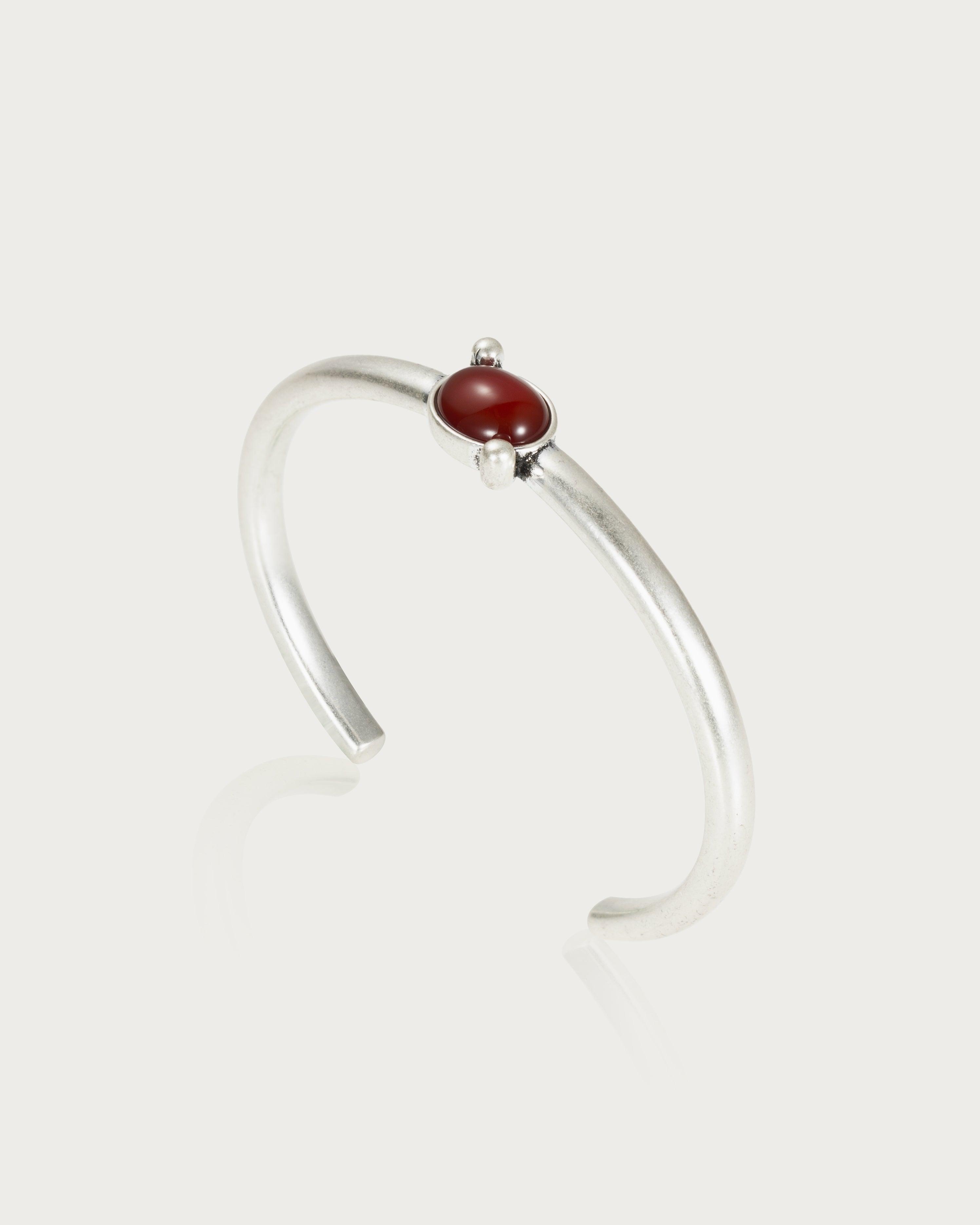 Luna Bangle - Elegant Silver Adjustable Bracelet for Women | Perfect for Everyday Wear, Parties & Gifts