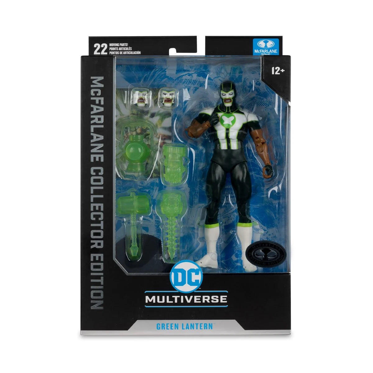 Green Lantern Simon Baz Platinum Edition DC Multiverse 7-Inch Collector Action Figure - Perfect for DC Comics Fans, Display & Cosplay Accessories