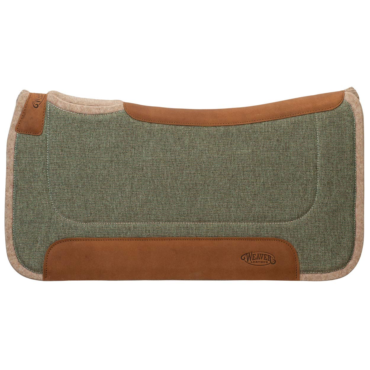 Premium Weaver Leather Saddle Pad - Comfortable & Durable Horse Riding Equipment for Western & English Equestrian Sports - Perfect for Trail Riding, Dressage & Show Jumping