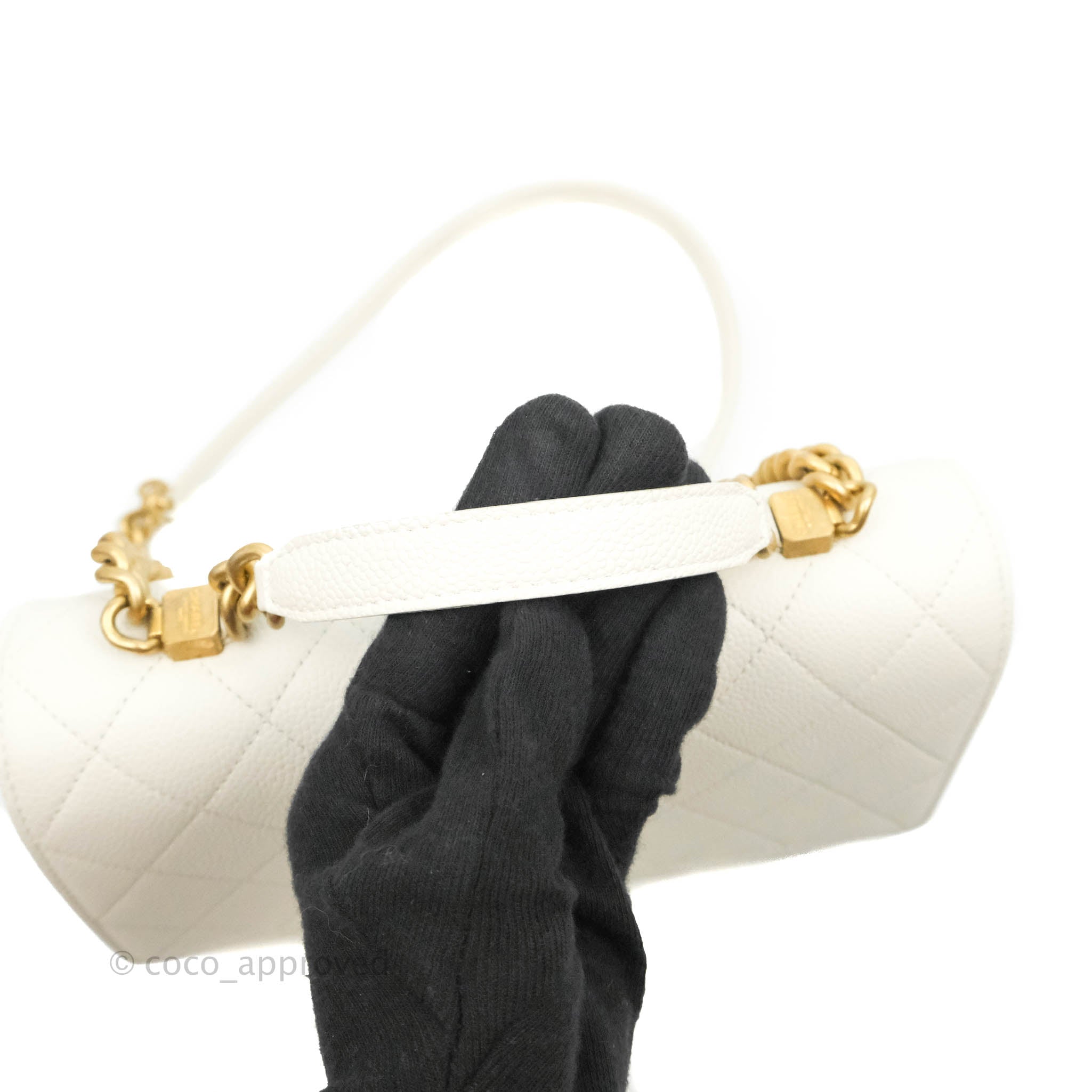 Chanel Chic Affinity Small Grained Calfskin Crossbody Bag in Ivory with Gold Hardware - Perfect for Everyday Luxury & Special Occasions
