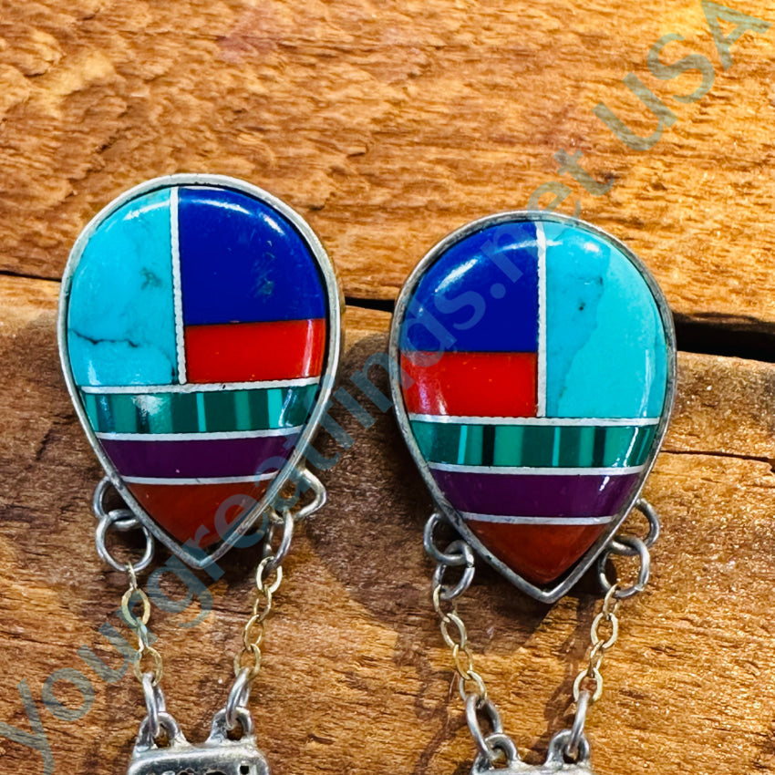 Vintage Sterling Silver & Gold Hot Air Balloon Pierced Post Earrings – Dainty Jewelry for Women, Perfect for Everyday Wear, Gifts & Special Occasions
