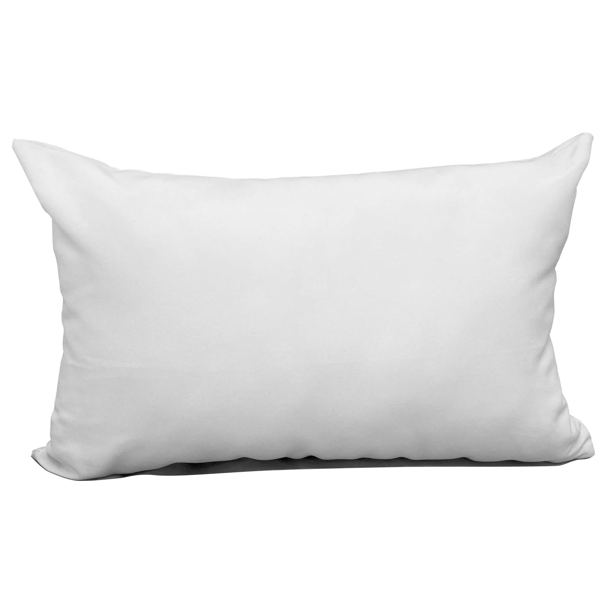 50 Pack White Sublimation Pillow Covers 12x18 Inches (30x45 cm) - Polyester Throw Pillow Cases with Hidden Zipper for Heat Press Printing | Home Decor, DIY Crafts, Gift Wrapping & Party Decorations