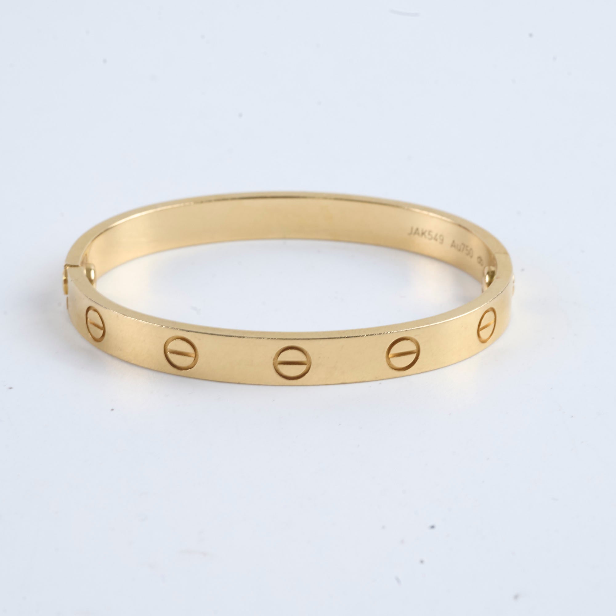 Cartier Love Bracelet 18K Yellow Gold Size 15 - Luxury Jewelry Gift for Women, Anniversary & Valentine's Day