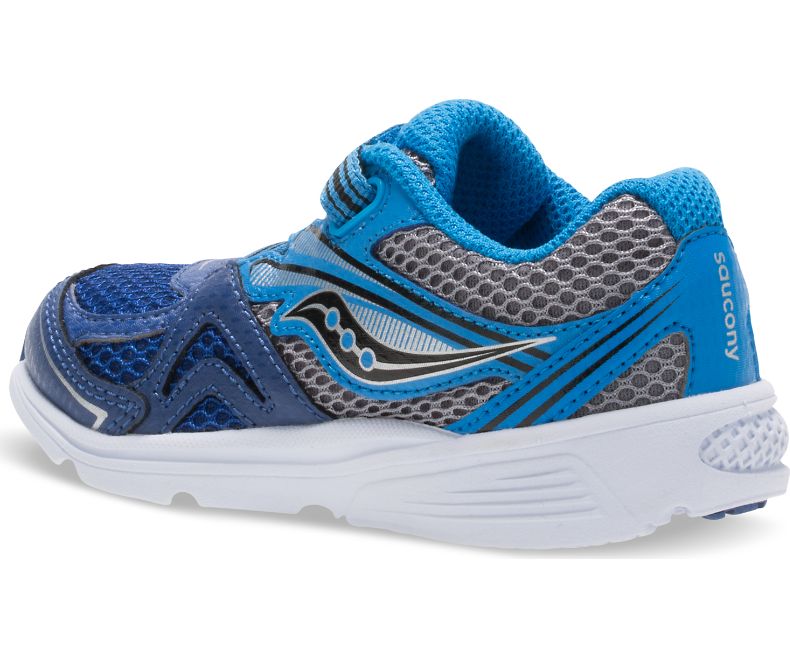 Saucony Navy Blue Baby Ride A/C Toddler Sneakers - Lightweight Comfortable Walking Shoes for Boys & Girls - Perfect for Playtime, Daycare & Outdoor Activities