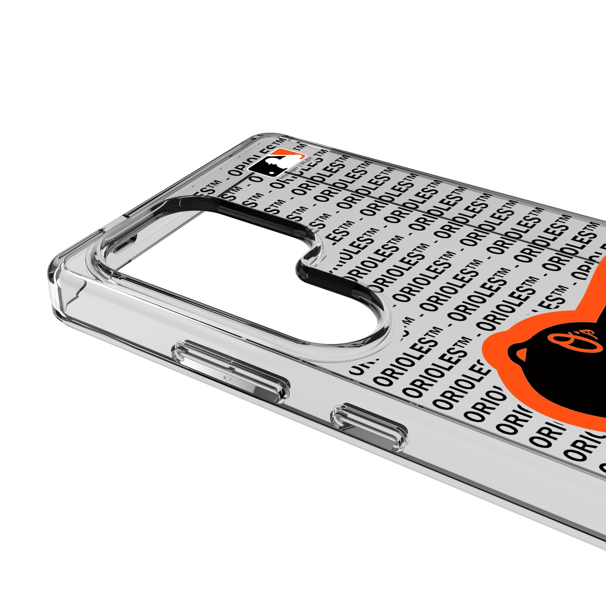 Baltimore Orioles Clear Text Backdrop Phone Case for Samsung Galaxy - Perfect for Baseball Fans & Game Day Protection