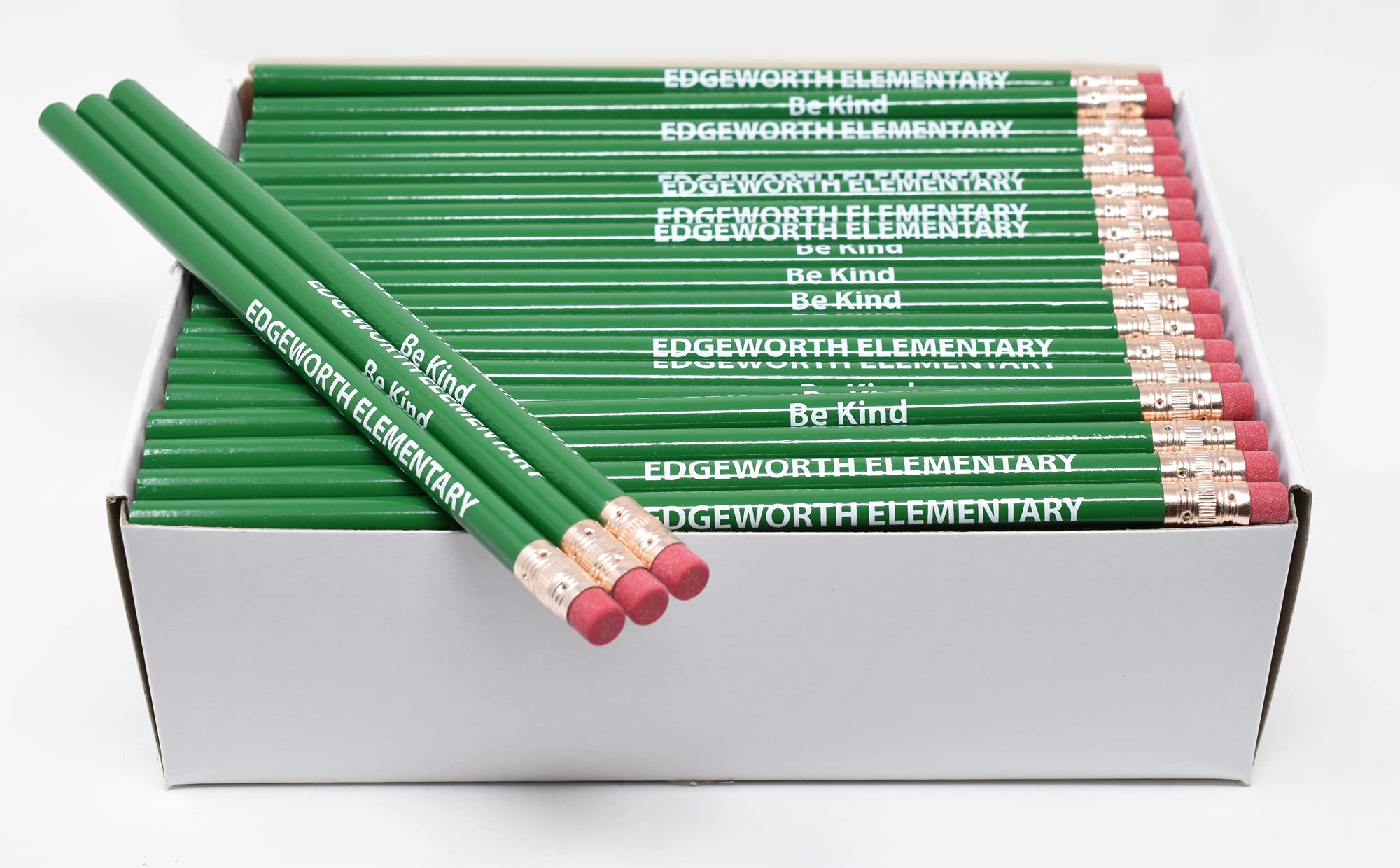 Custom Printed Round Pencils - Personalized Promotional Pencils (500 Count) - Perfect for Branding, Events & School Supplies