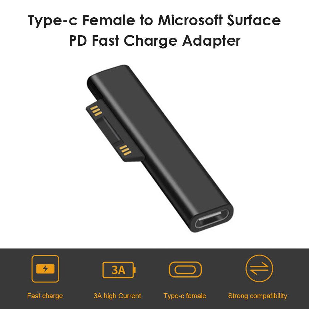 USB C PD Fast Charger for Microsoft Surface Pro/Go/Laptop - 60W Quick Charge Power Adapter | Perfect for Travel, Office & Home Use