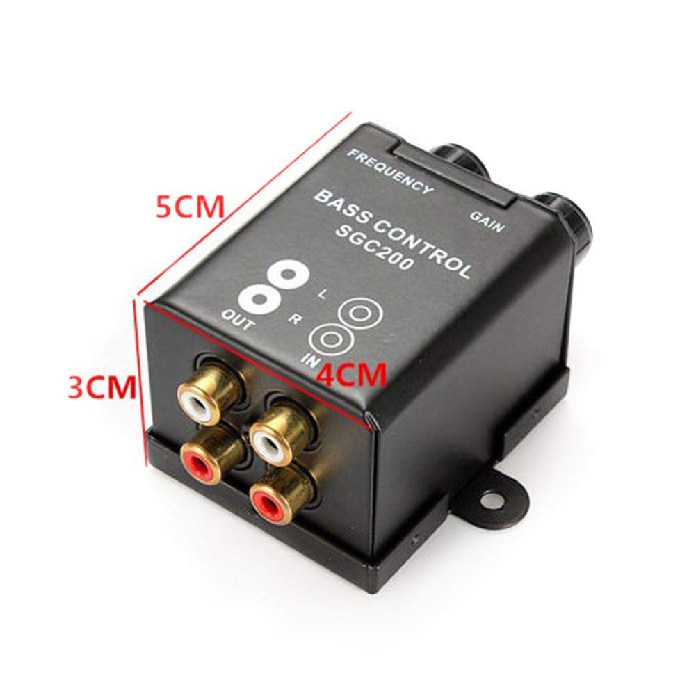Bass Remote Control Knob - Universal Car Amplifier Bass Controller & Volume Regulator for Enhanced Audio Experience - Perfect for Car Audio Systems & Custom Sound Setups