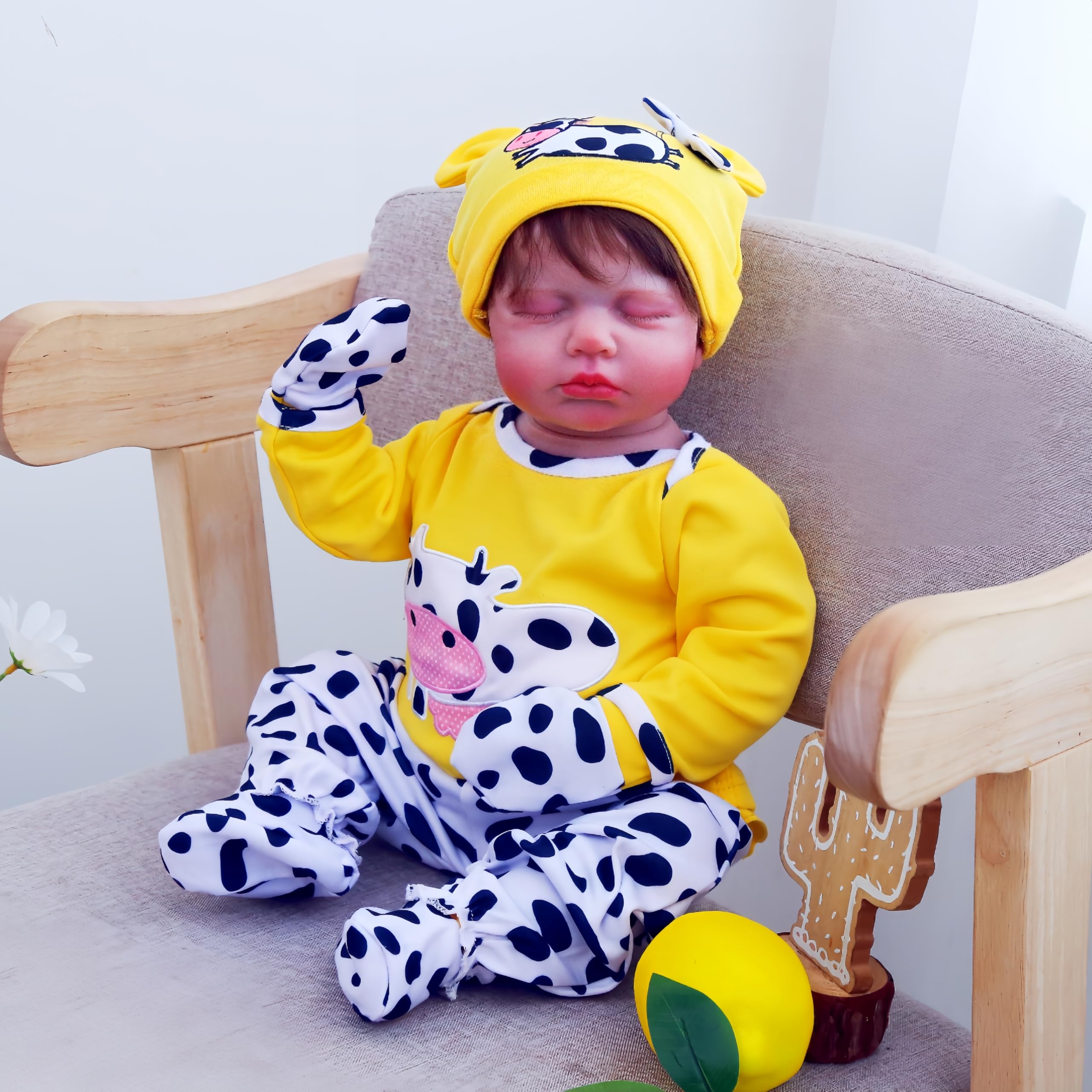 17-22 Inch Reborn Baby Doll Clothes Outfit Set for Newborn Girl Dolls - Perfect for Playtime, Collecting & Photography