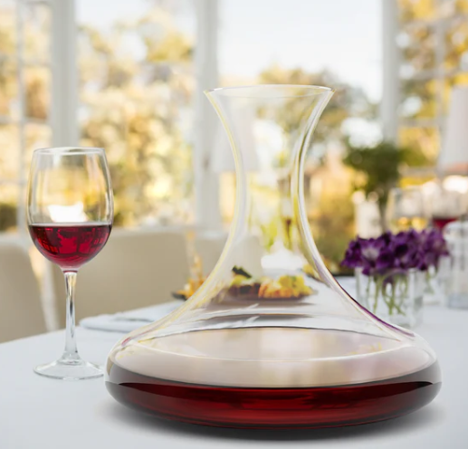 Final Touch Revolve Revolving Wine Decanter - Premium Aerator for Red Wine, Enhances Flavor & Aroma - Perfect for Dinner Parties, Wine Tasting & Gifts