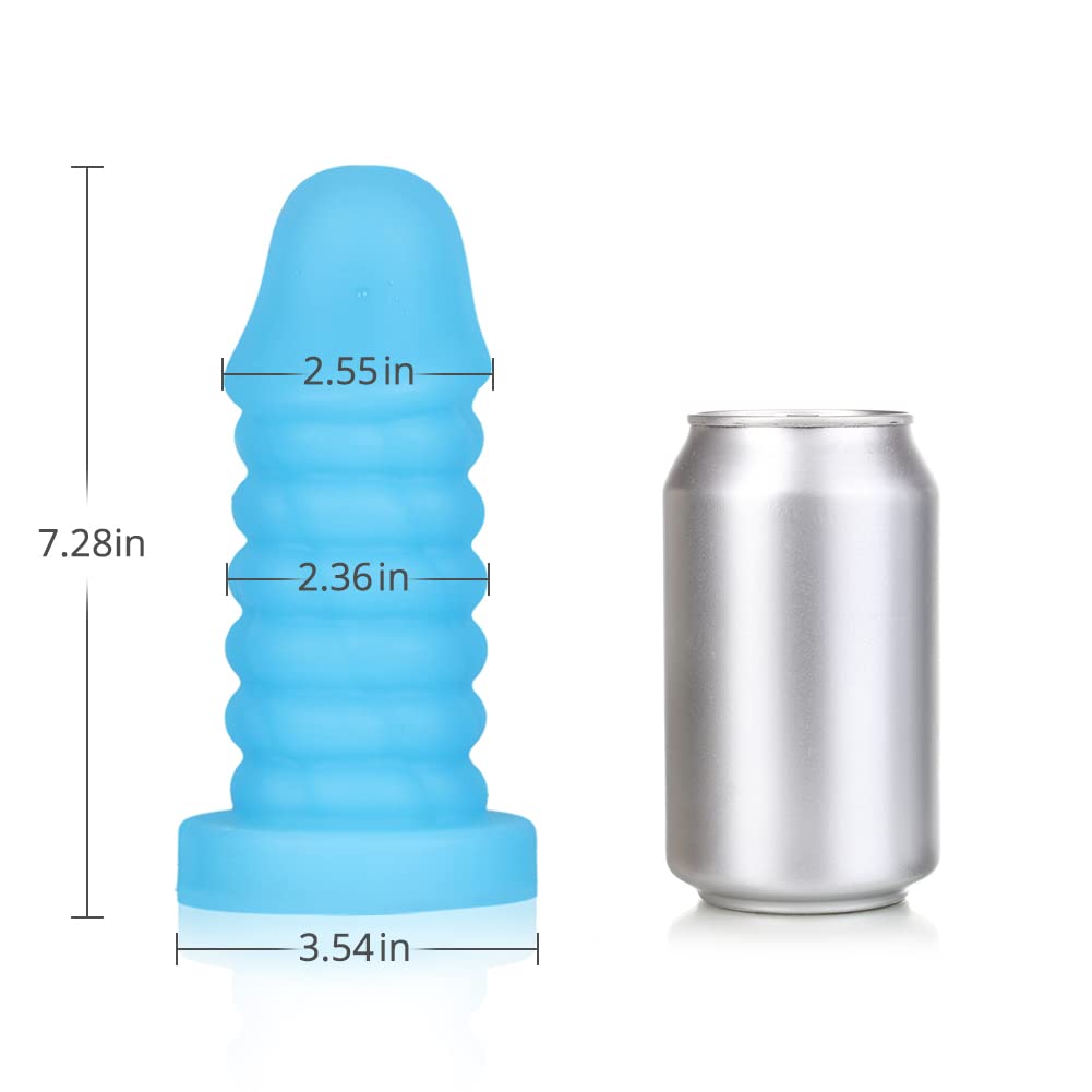 Premium Large Anal Sex Toys - Soft Liquid Silicone Butt Plugs & Anus Stretcher for Men & Women | G-Spot Dildo, Vaginal Stimulation & Prostate Massager for Advanced Players | Perfect for Couples Play, Solo Exploration & BDSM Scenes (Size L)