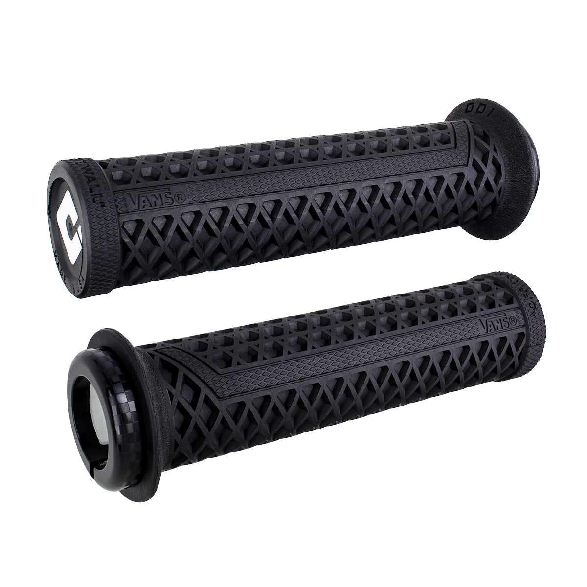 ODI Vans 2.1 Lock On Grip System - Premium Bike Handlebar Grips for Mountain & BMX Bikes - Secure Non-Slip Comfort for Long Rides & Extreme Cycling