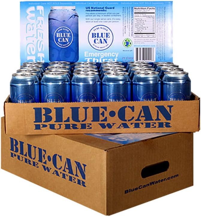 12 oz Emergency Water Bottles (24 Pack) - Survival Kit, Camping, Hiking & Disaster Preparedness Supplies