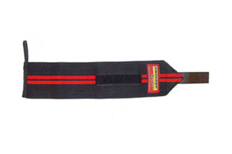Progryp Deluxe Red Line Wrist Wraps for Weightlifting & CrossFit - Support & Stability for Heavy Lifting & Gym Workouts