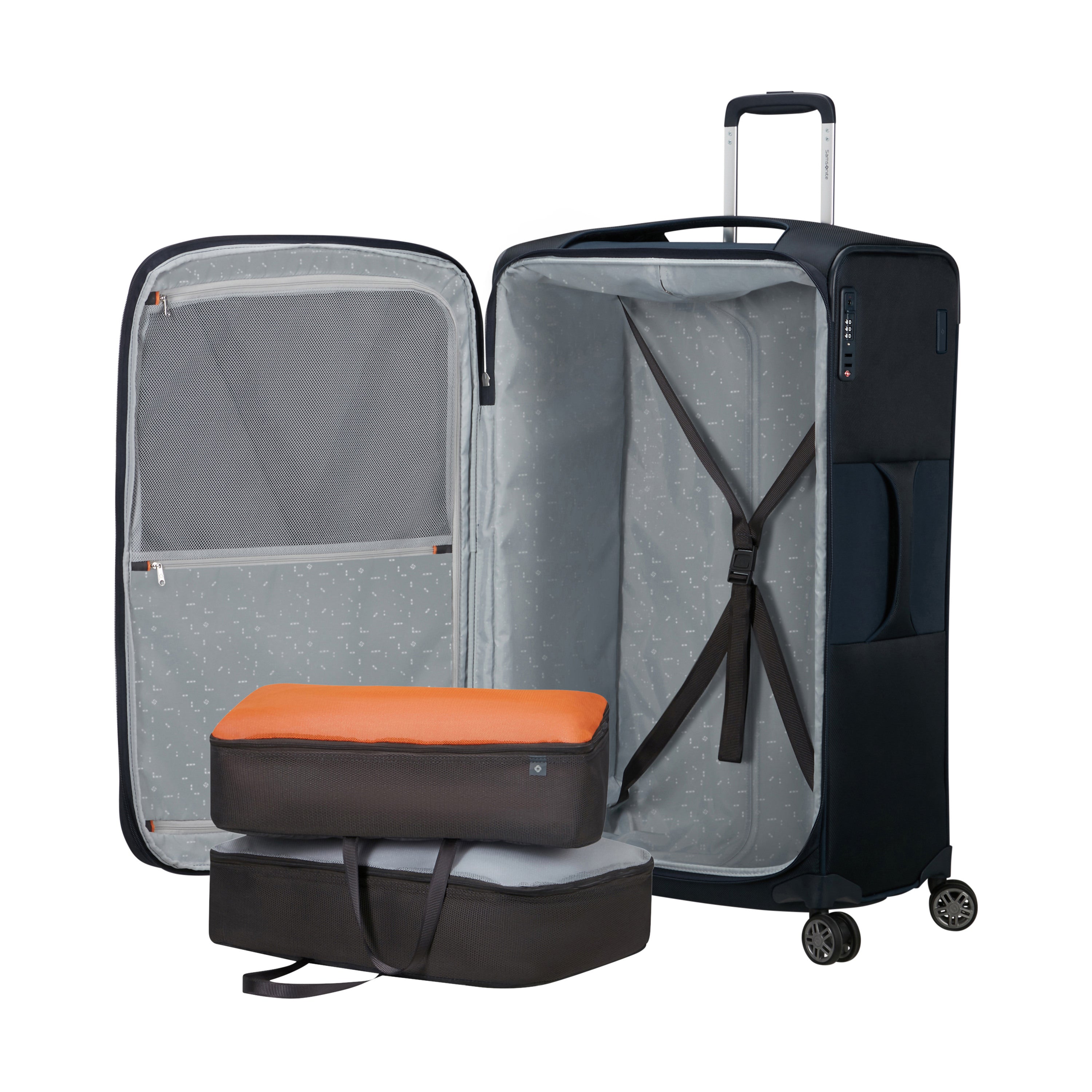 Samsonite Re Lite Spinner Expandable Large Suitcase - Lightweight Durable Check-in Luggage for Travel, Business Trips & Vacations