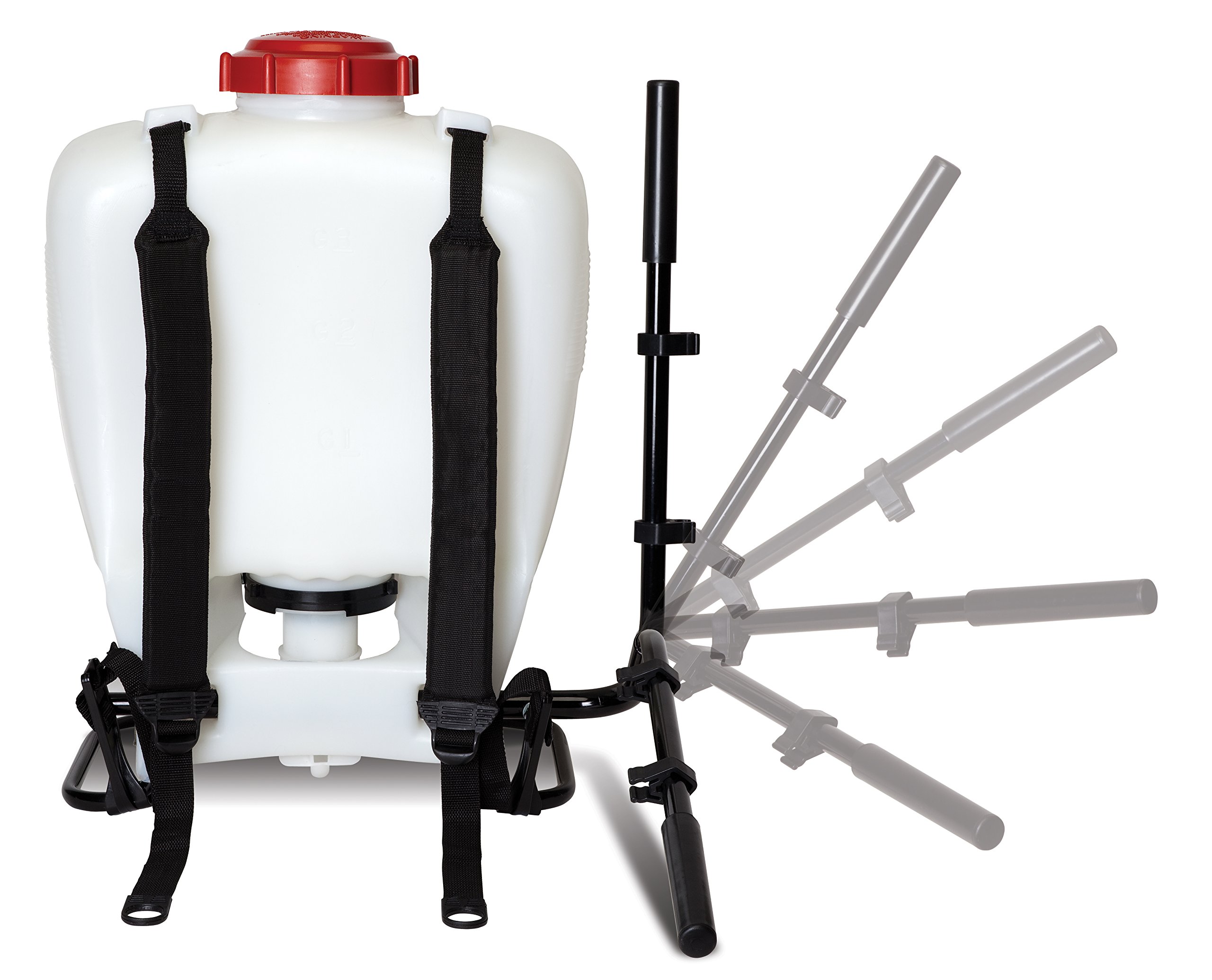 Solo 425-Deluxe 4-Gallon Professional Backpack Sprayer with Padded Straps - Heavy Duty Piston Pump for Lawn Care, Pest Control & Gardening