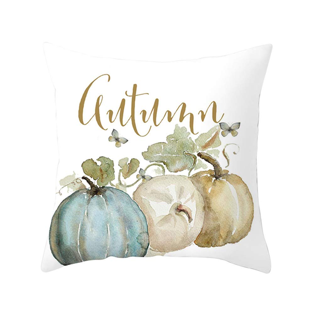 Halloween Decorative Throw Pillows 4PC Set for Sofa, Bed & Car - Multicolor