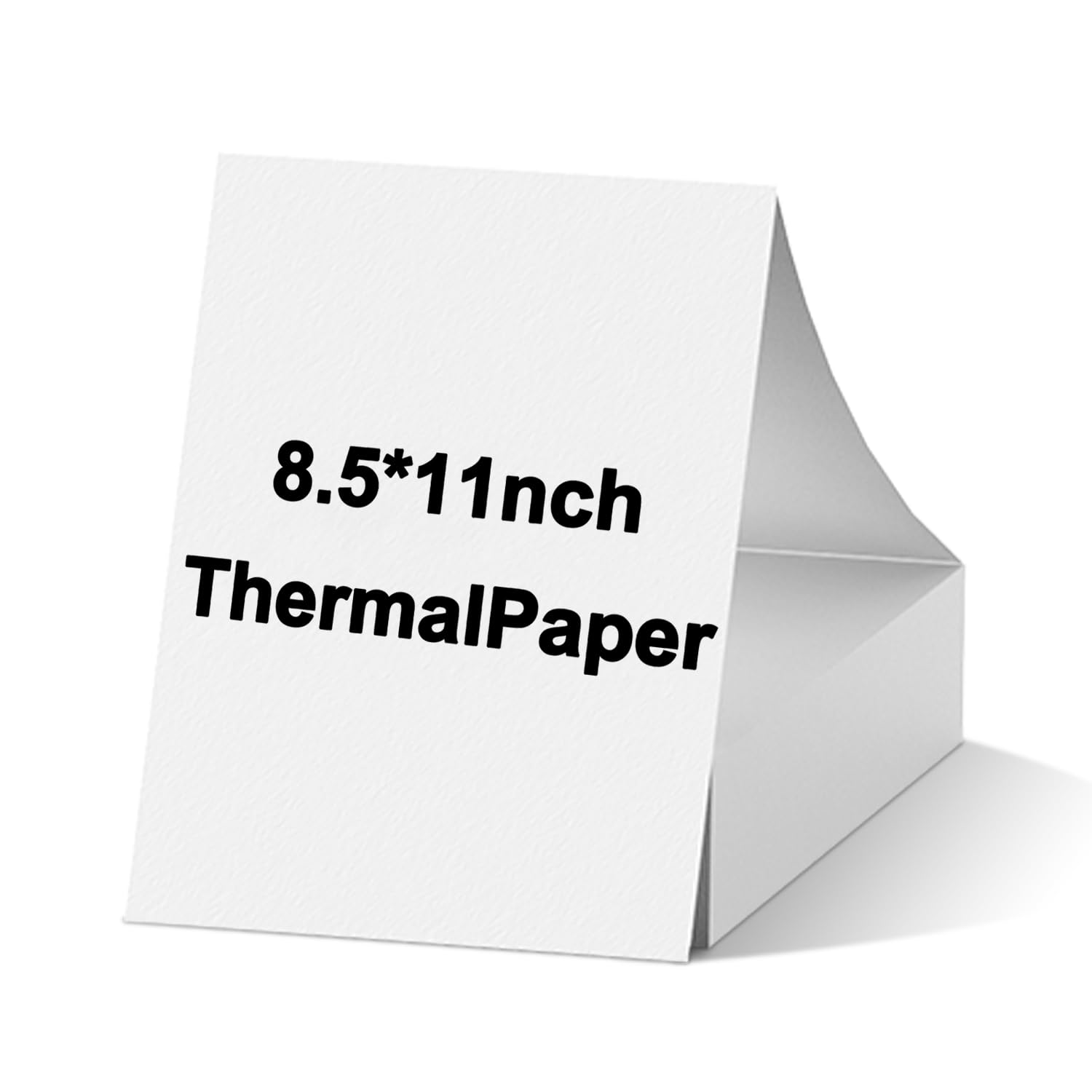 Foldable Thermal Printer Paper 200 Sheets - 8.5x11 Inch Clear Printing Eco-Friendly Paper for Office, School & Home Use | Perfect for Receipts, Labels, Shipping Documents & Craft Projects