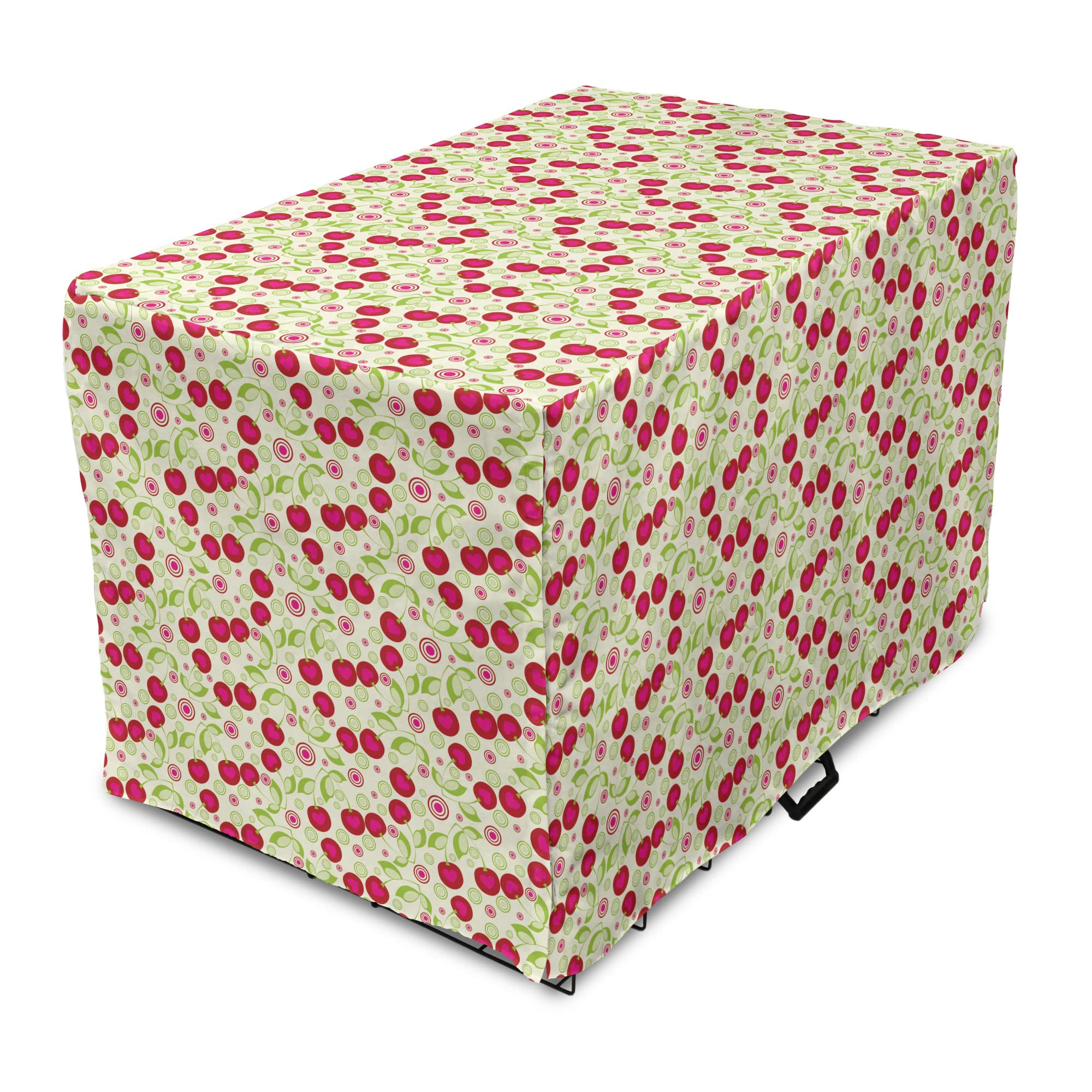 Lunarable Colorful Dog Crate Cover - Waterproof, Breathable Pet Kennel Cover for Indoor/Outdoor Use - Perfect for Home, Travel & Vet Visits