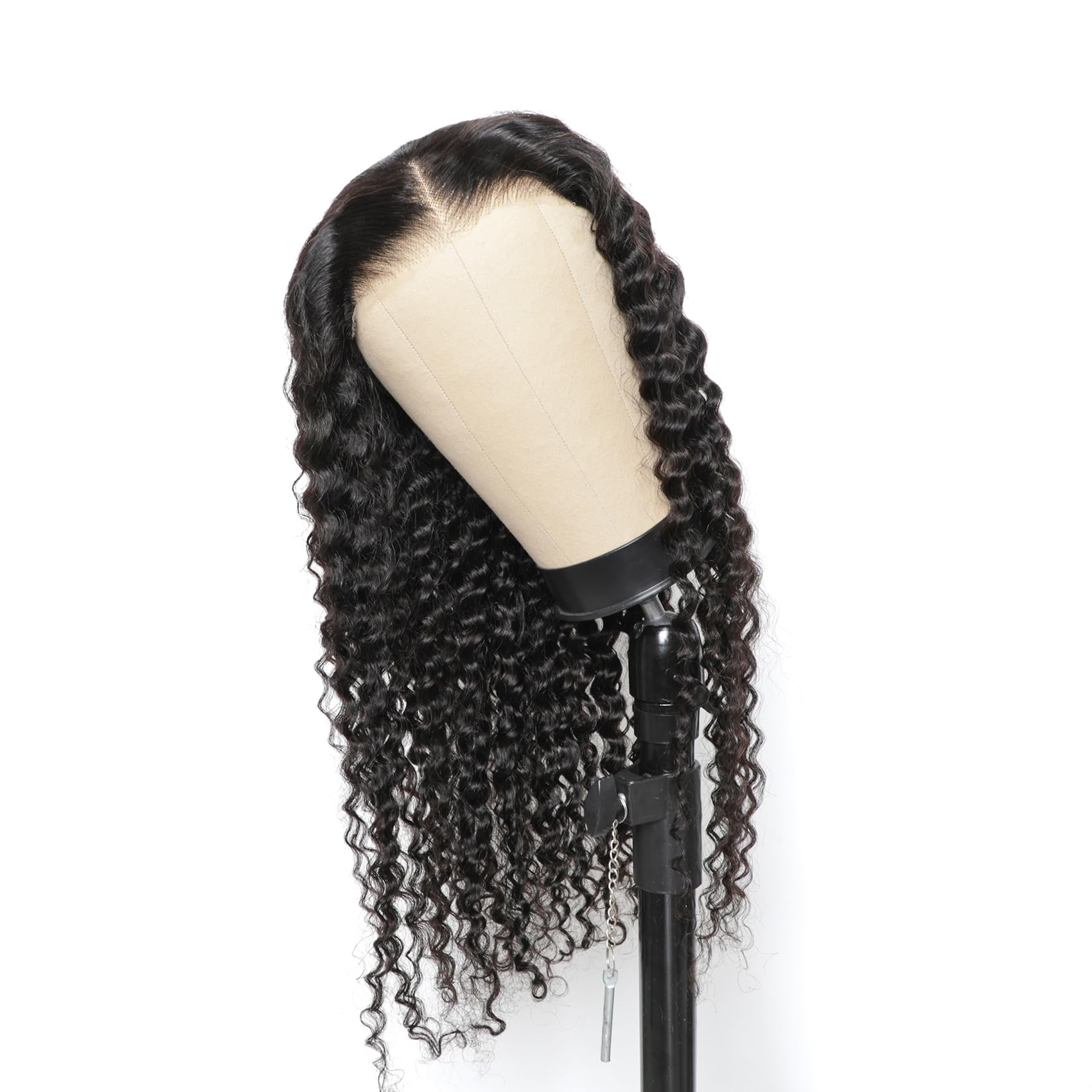 ISEE Glueless Human Hair Wig for Beginners - 28 Inch Deep Wave Pre Plucked HD Lace Closure Wig with Baby Hair | No Glue 4x4 Lace Wig for Black Women | Perfect for Daily Wear, Special Occasions & Protective Styling