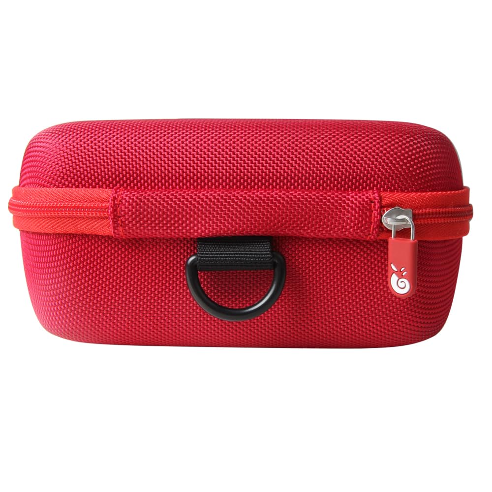 NIIMBOT B21 Inkless Label Maker Hard Travel Case - Durable Protective Cover for Label Printer, Compact & Lightweight (Red) - Perfect for Office, Home, Travel & Business Organization