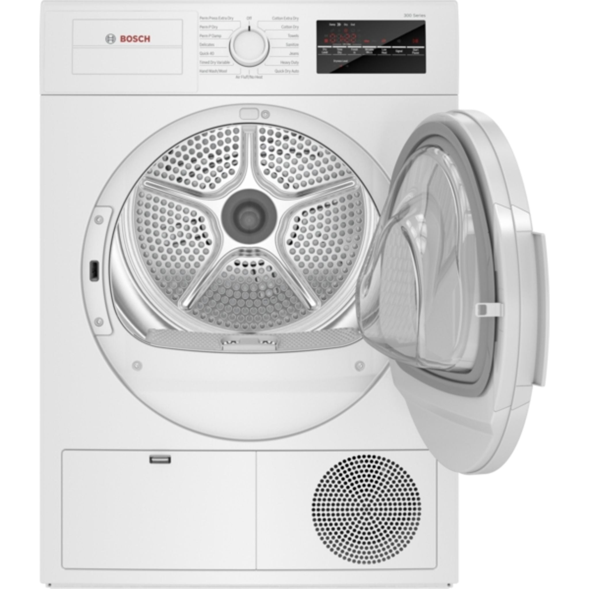 Bosch 800 Series WTG86403UC White Front Load Electric Dryer - Perfect for Laundry Rooms & Energy-Efficient Homes