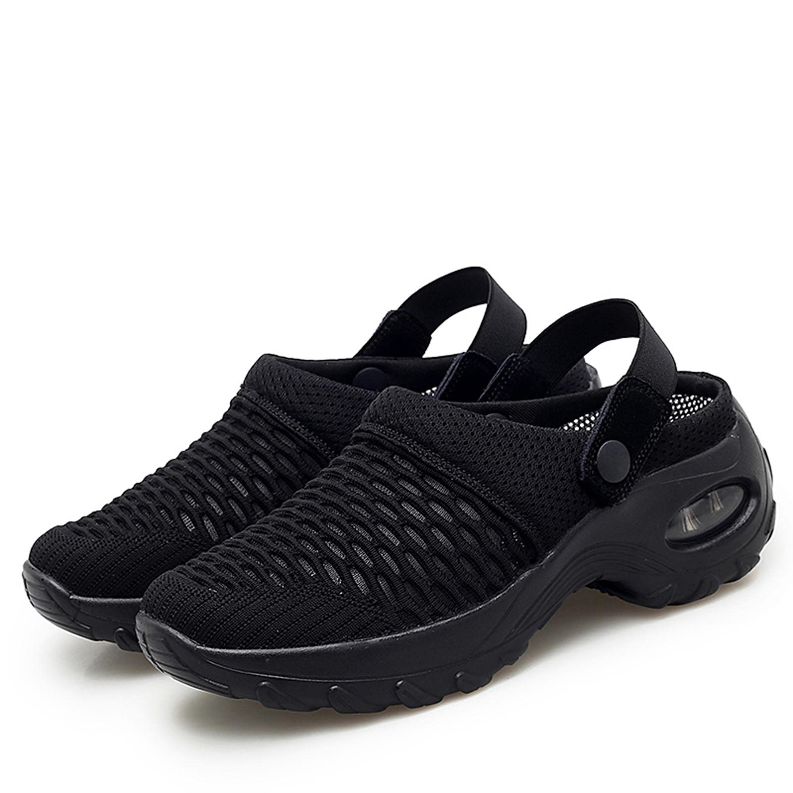 Diabetic Walking Shoes for Women - Orthopedic Air Cushion Slip-On Sneakers & Sandals with Arch Support - Perfect for Daily Walking, Travel & Diabetic Foot Care
