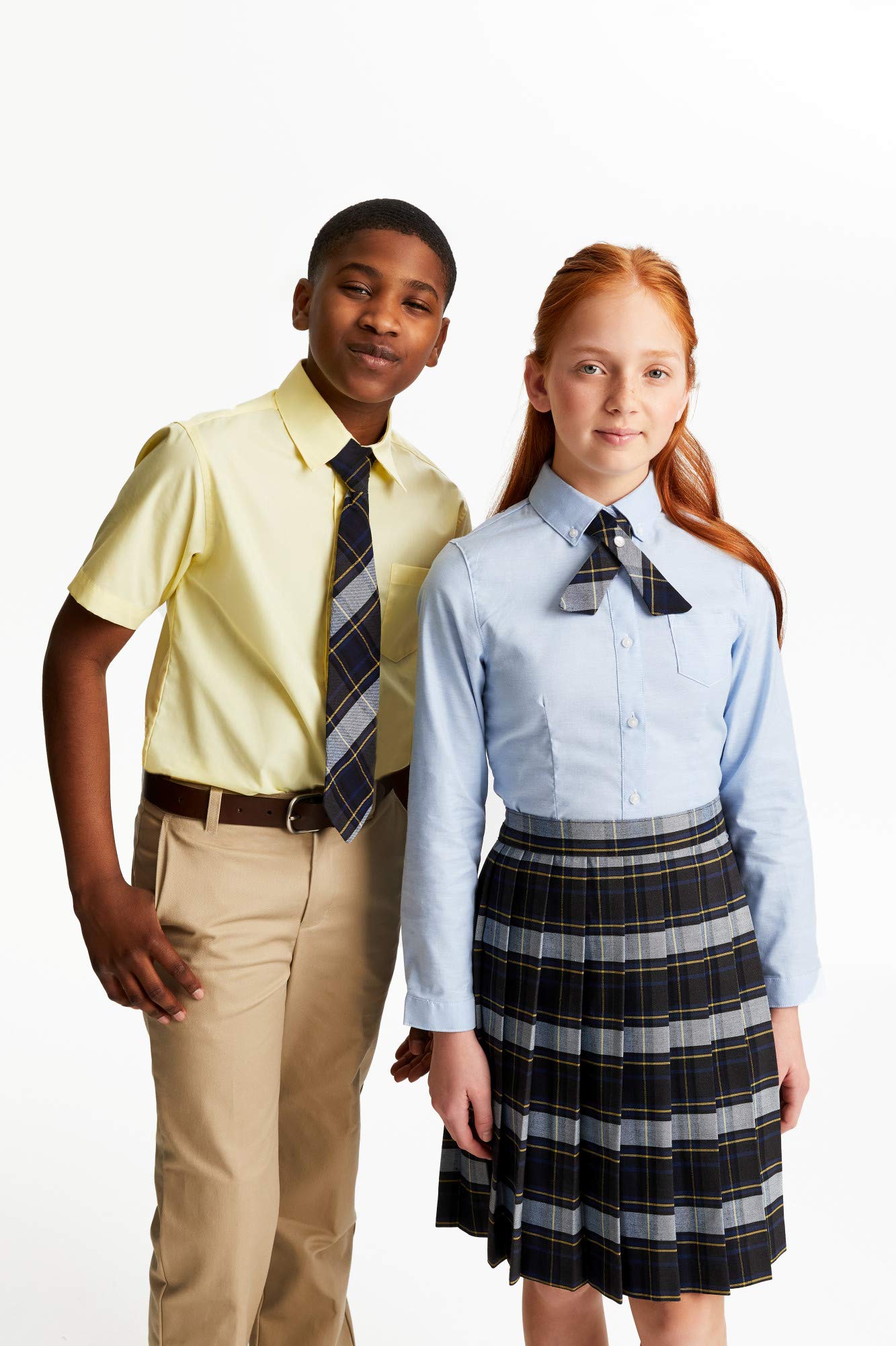 French Toast Boys' Short Sleeve Classic Poplin Dress Shirt for School & Special Occasions - Standard & Husky Fit Options Available