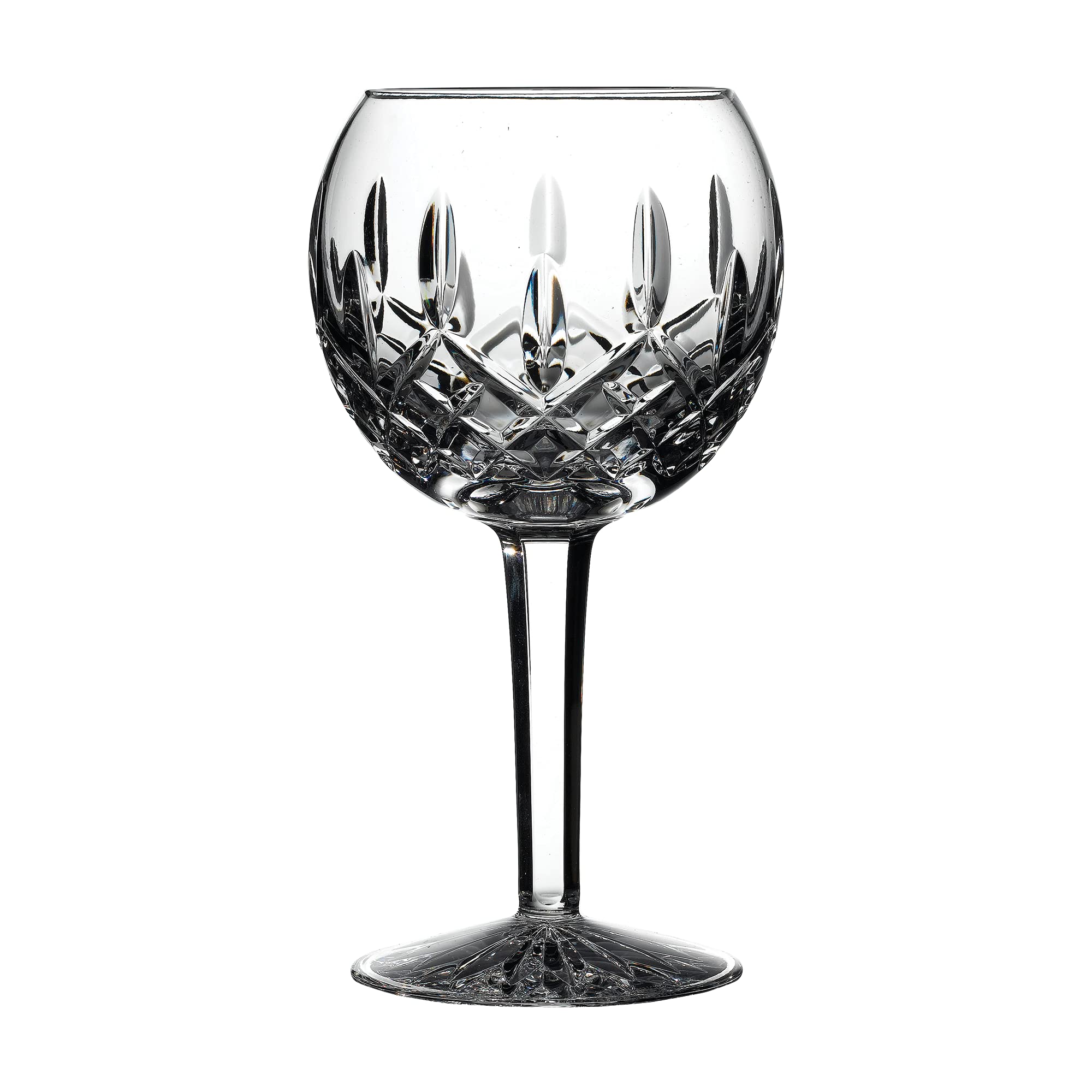 Waterford Lismore Balloon Wine Glass - Premium Crystal Wine Glass Set for Red & White Wine - Perfect for Dinner Parties, Weddings & Gift Giving