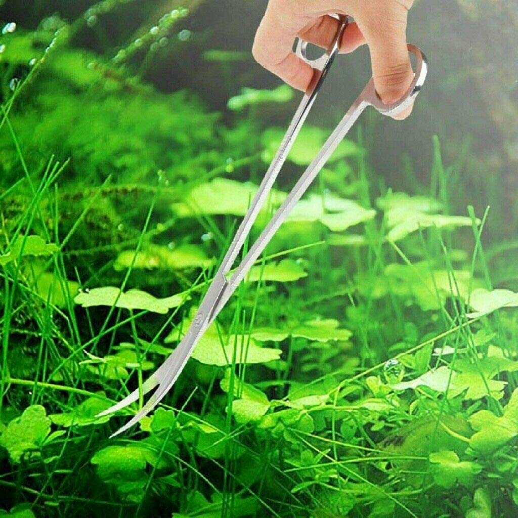Premium Stainless Steel Aquarium Tools Set - Aquascaping Tweezers, Scissors & Spatula for Fish Tank Maintenance (5-Piece Kit) | Perfect for Aquatic Plant Trimming, Aquarium Decoration & Beginner Fish Keepers