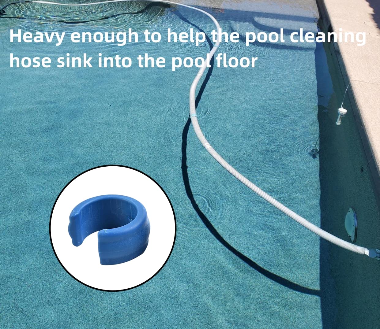 Universal Automatic Pool Cleaner Hose Weight Replacement (6 PCS) - Compatible with Kreepy Krauly K12054 K12454, W83247, X70105 Models - Perfect for Inground & Above Ground Pool Maintenance