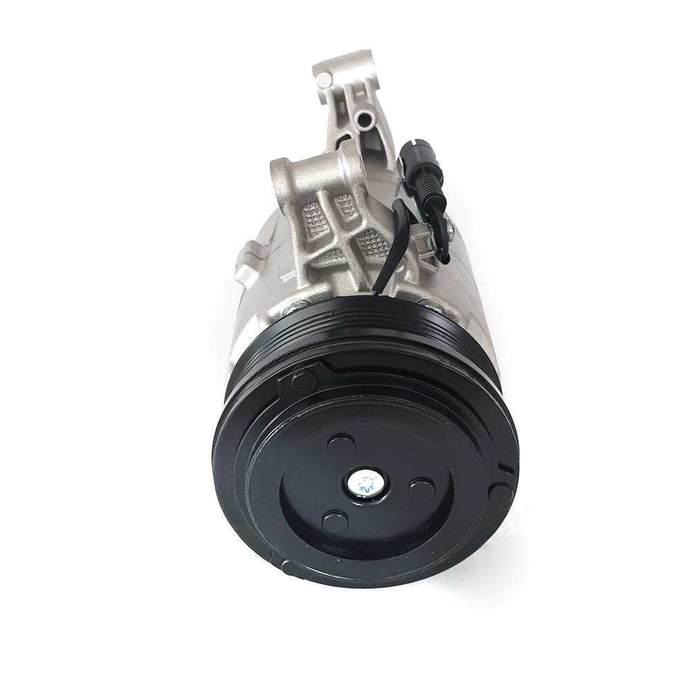 TBVECHI AC Compressor with Clutch - Compatible with Mini Cooper 2002-2006, 2003, 2004 L4 1.6L (Part# 97275) | Replacement Air Conditioner Compressor for Cooling System Repair | Perfect for Summer Driving & Road Trips
