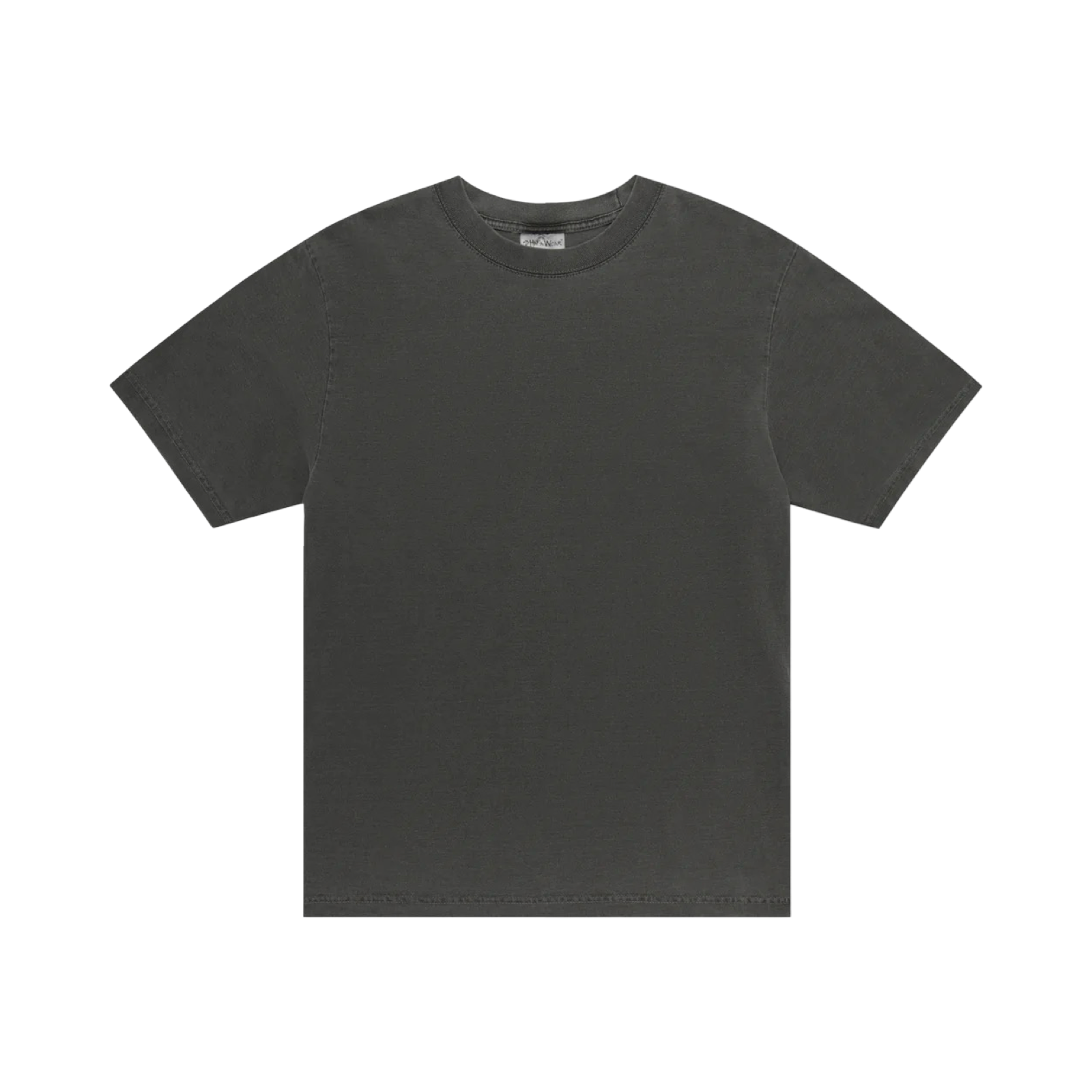 Shaka Wear Max Heavyweight Garment Dye Iron Grey T-Shirt - Premium Cotton Streetwear for Men | Perfect for Casual Wear, Gym & Urban Fashion