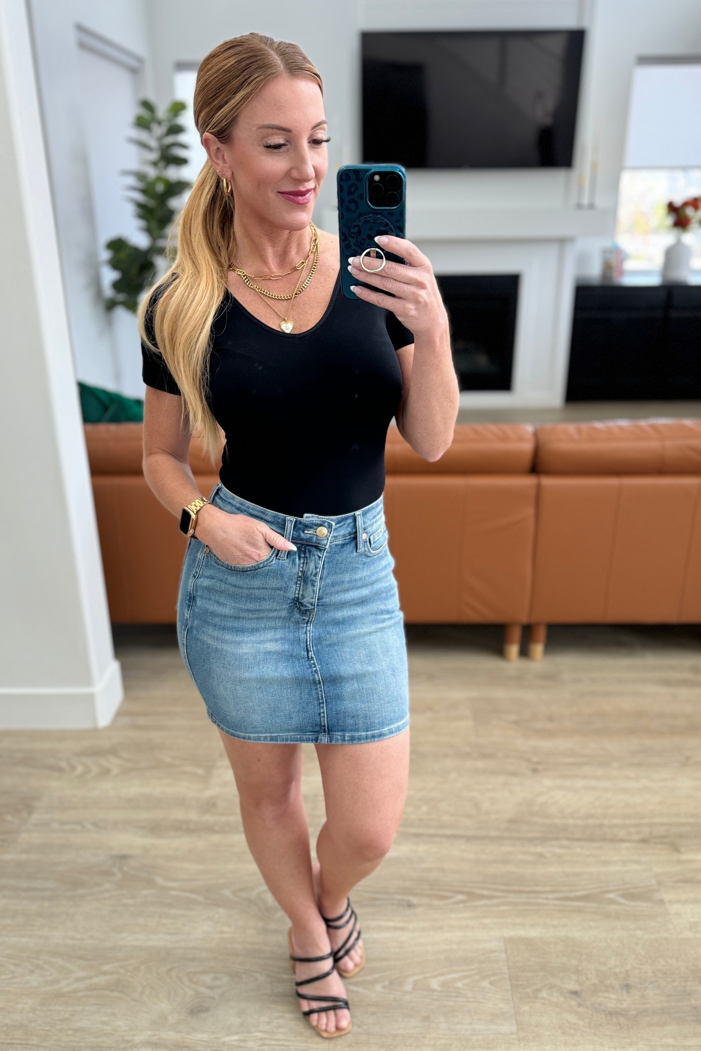 Haley High Rise Control Top Skirt - Slimming Shapewear for Women | Perfect for Work, Date Night & Special Occasions