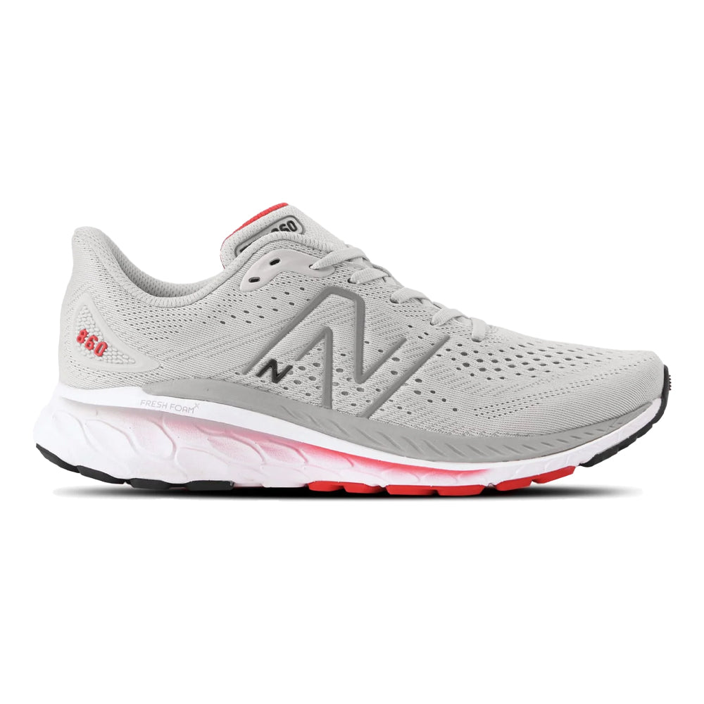 New Balance Fresh Foam X 860v13 Running Shoes for Men - Light Aluminum Color, Size 11.5 D Medium - Perfect for Road Running, Jogging & Gym Workouts