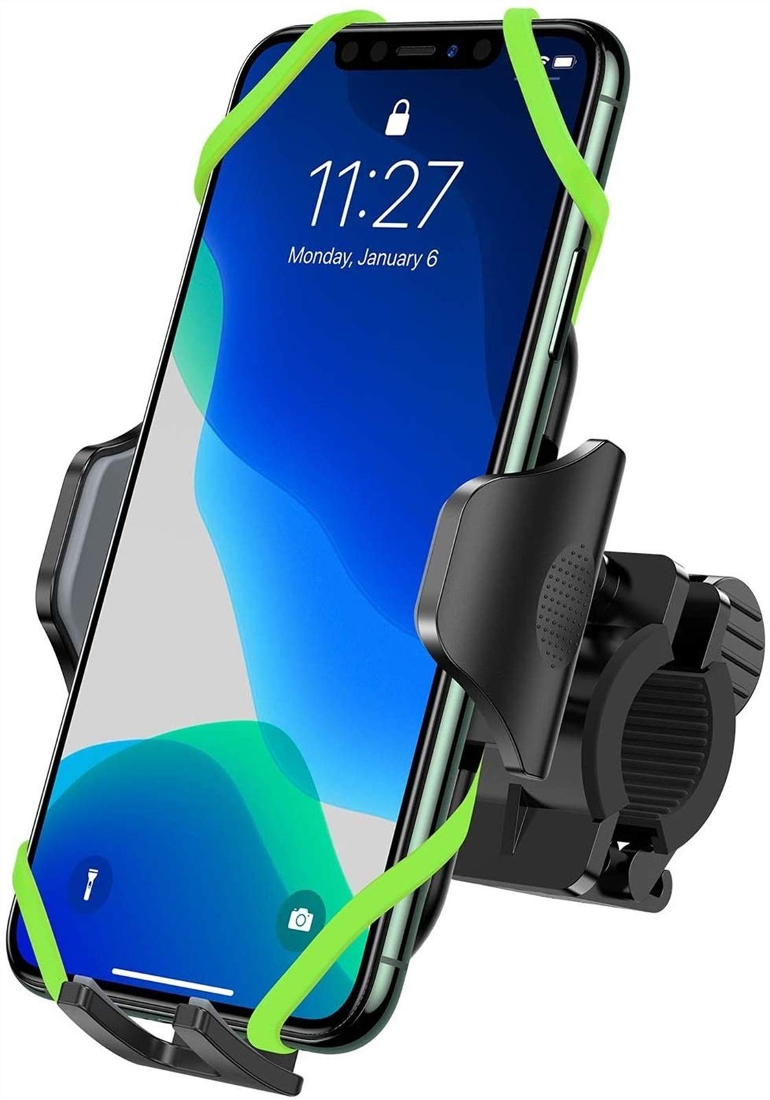 Universal Bike Phone Mount - 360° Rotation Anti-Shake Bicycle Phone Holder for iPhone, Samsung, Huawei & Google Phones | Compatible with Road Bikes, Mountain Bikes & Motorcycles | Perfect for Cycling, Commuting & Outdoor Adventures