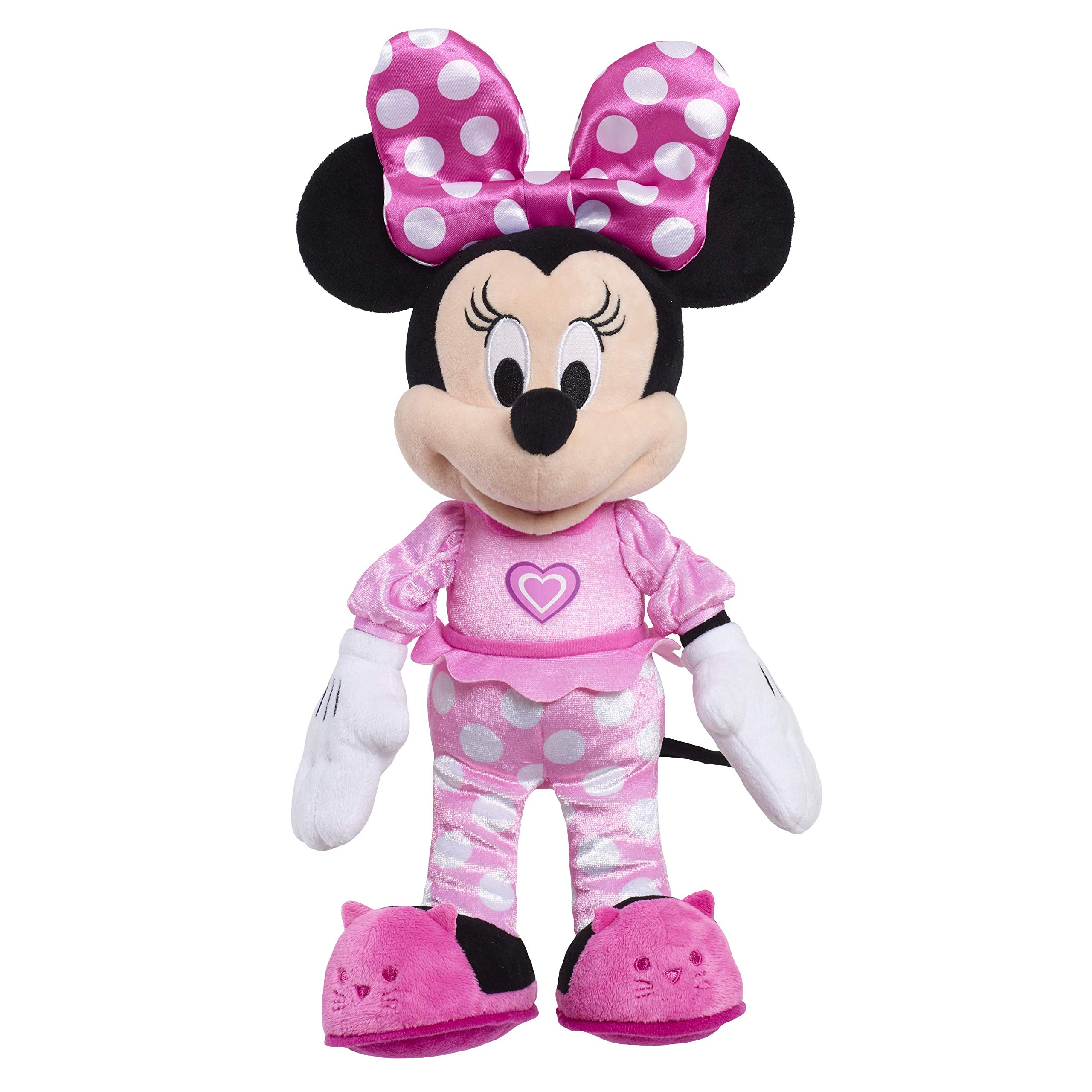 Minnie Mouse Happy Helpers Singing Plush Toy - Officially Licensed Disney Plush for Kids Ages 3+ | Interactive Musical Stuffed Animal for Playtime, Birthday Gifts & Disney Collections