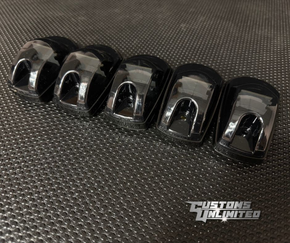 2017-2022 Ford Super Duty Cab Roof LED Lights - Amber Clear Lens for F250 F350 F450 - Off-Road Truck Accessories (Perfect for Night Driving & Work Sites)