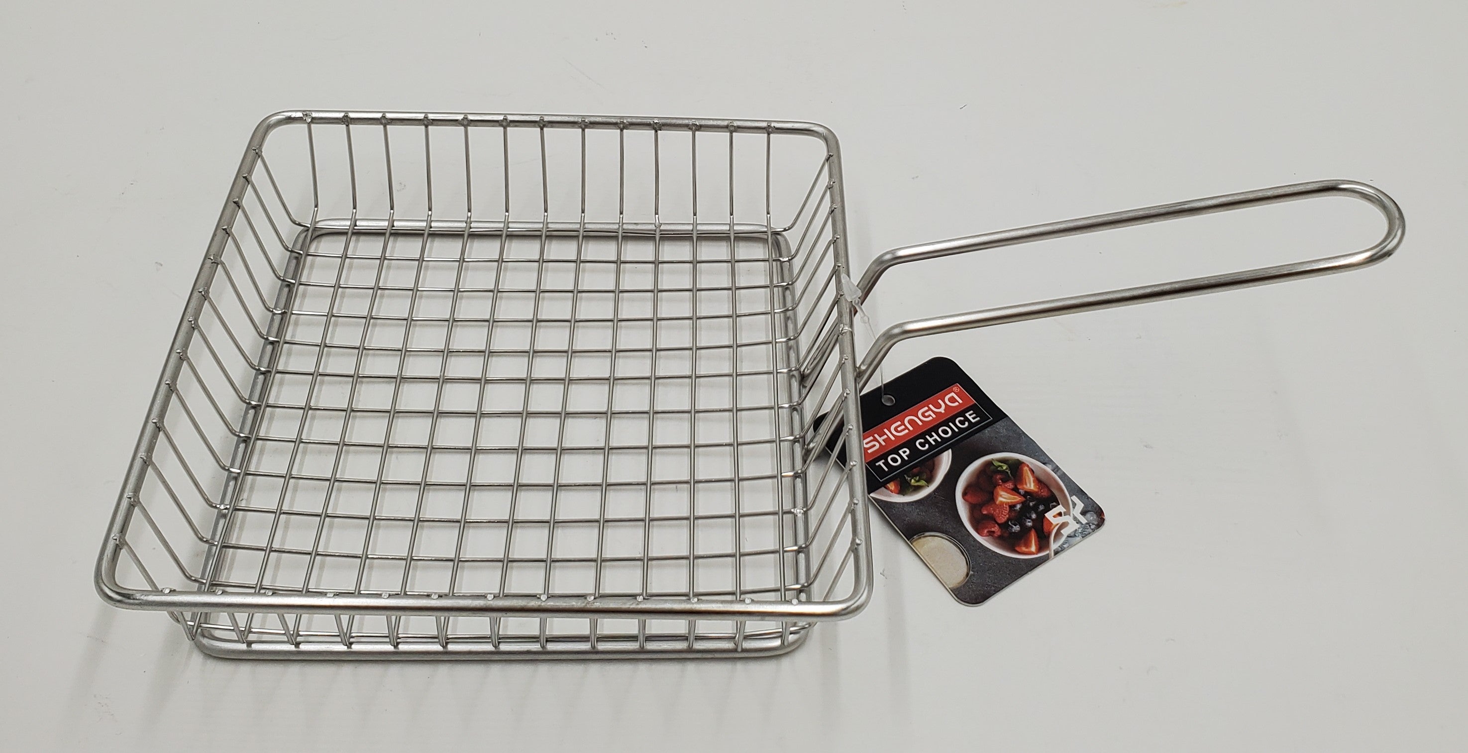 5.75x1.75 Inch Stainless Steel Square Frying Basket - Perfect for Deep Frying, Restaurant Use & Home Cooking