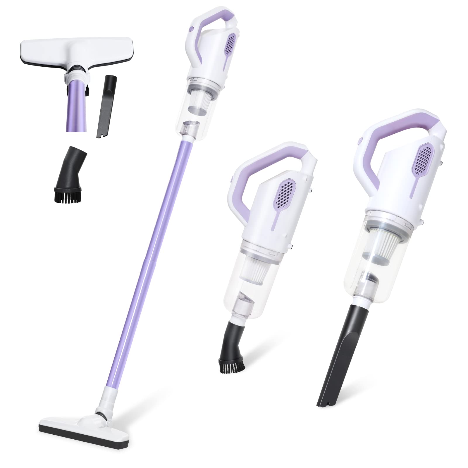 Wistopht 9000Pa Powerful Cordless Stick Vacuum Cleaner - Lightweight, Large Capacity, 160W Motor for Hard Floors, Pet Hair, Home, Apartments, Dorms & Small Spaces - Perfect for Quick Cleaning and Pet Owners