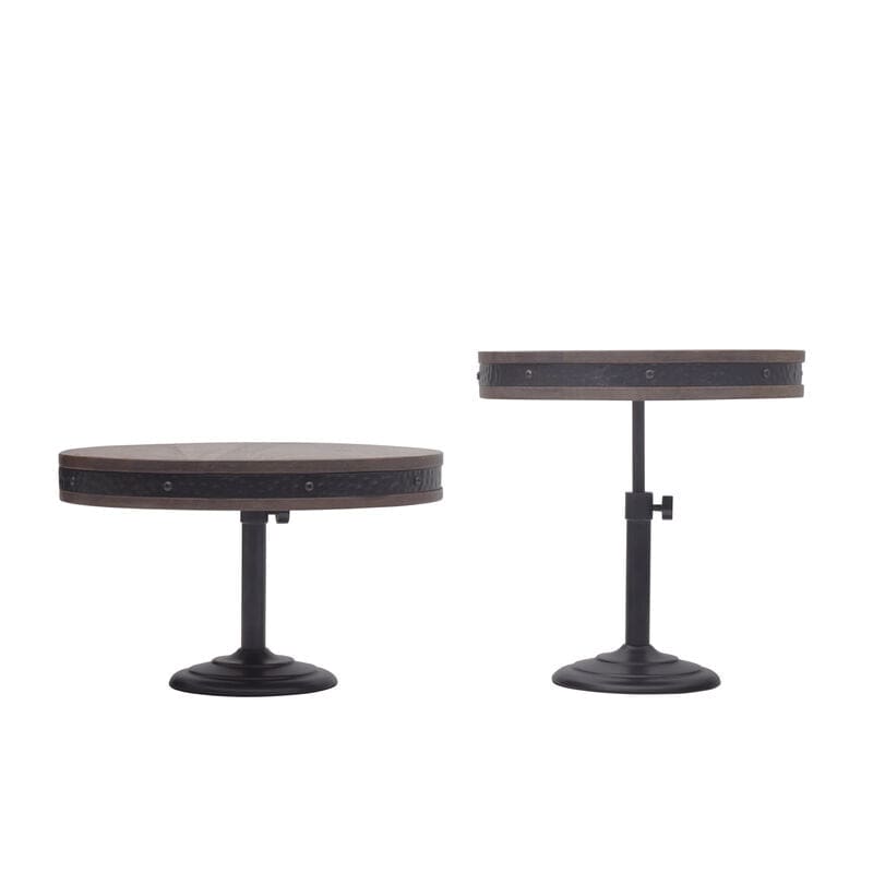 Rustic Set of 2 Adjustable Serving Platter Cake Stands - Perfect for Weddings, Parties & Home Decor | Elegant Dessert Display for Cakes, Pastries & Appetizers