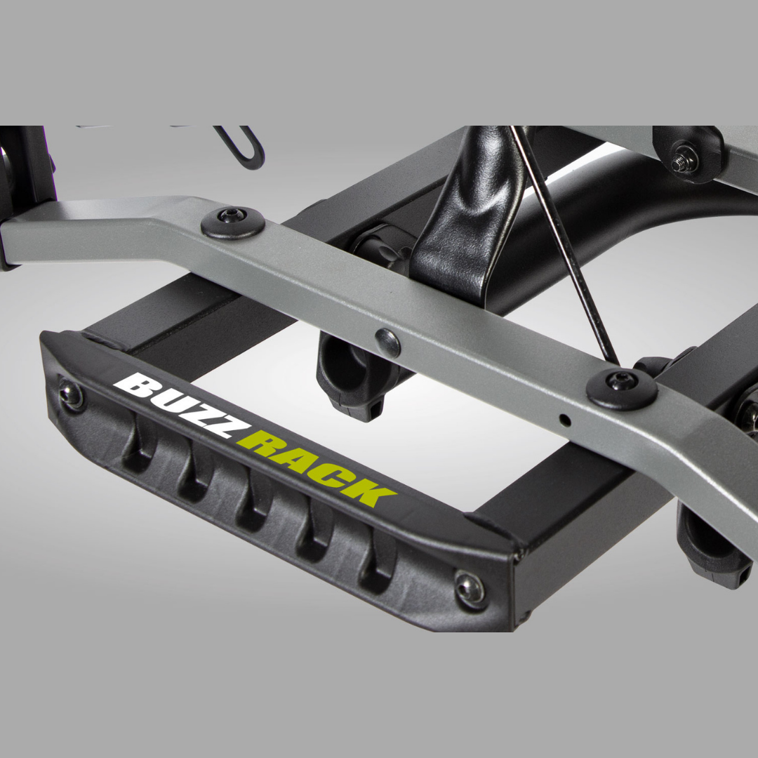 Buzzrack BUZZYRACER H2 2-Bike Hitch Mount Bike Rack - Heavy Duty Bicycle Carrier for SUV, Truck & Van - Perfect for Road Trips, Camping & Outdoor Adventures